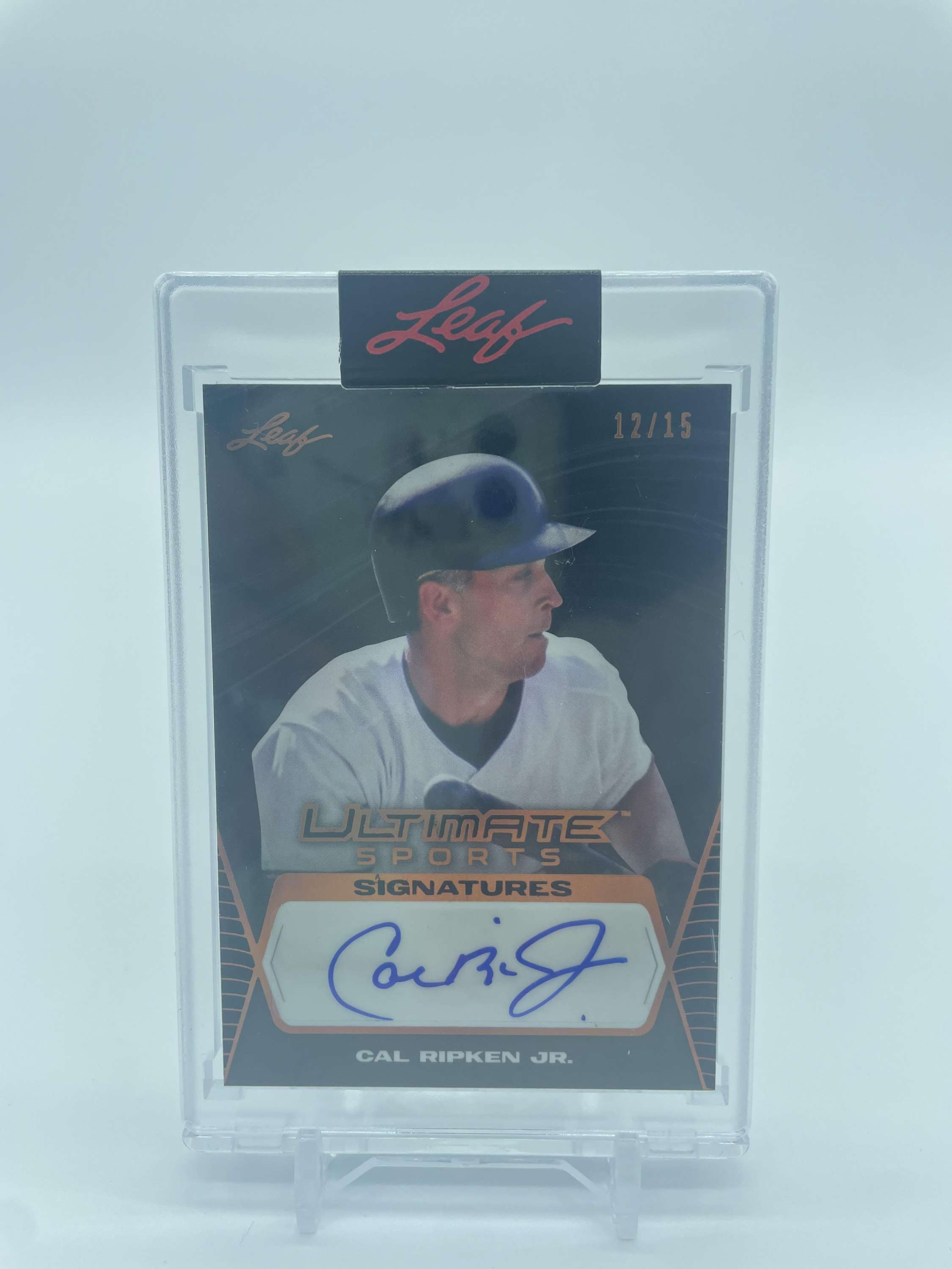 MLB 2021 Leaf Ultimate Sports Cal Ripken Jr. 12/15 Trading Card US-CRJ (Auto))