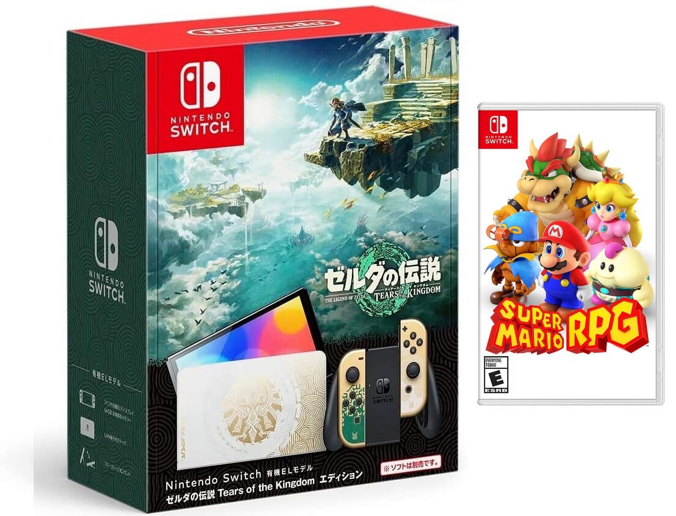 Nintendo Switch OLED Zelda Tears of the Kingdom Edition Special & Mario RPG