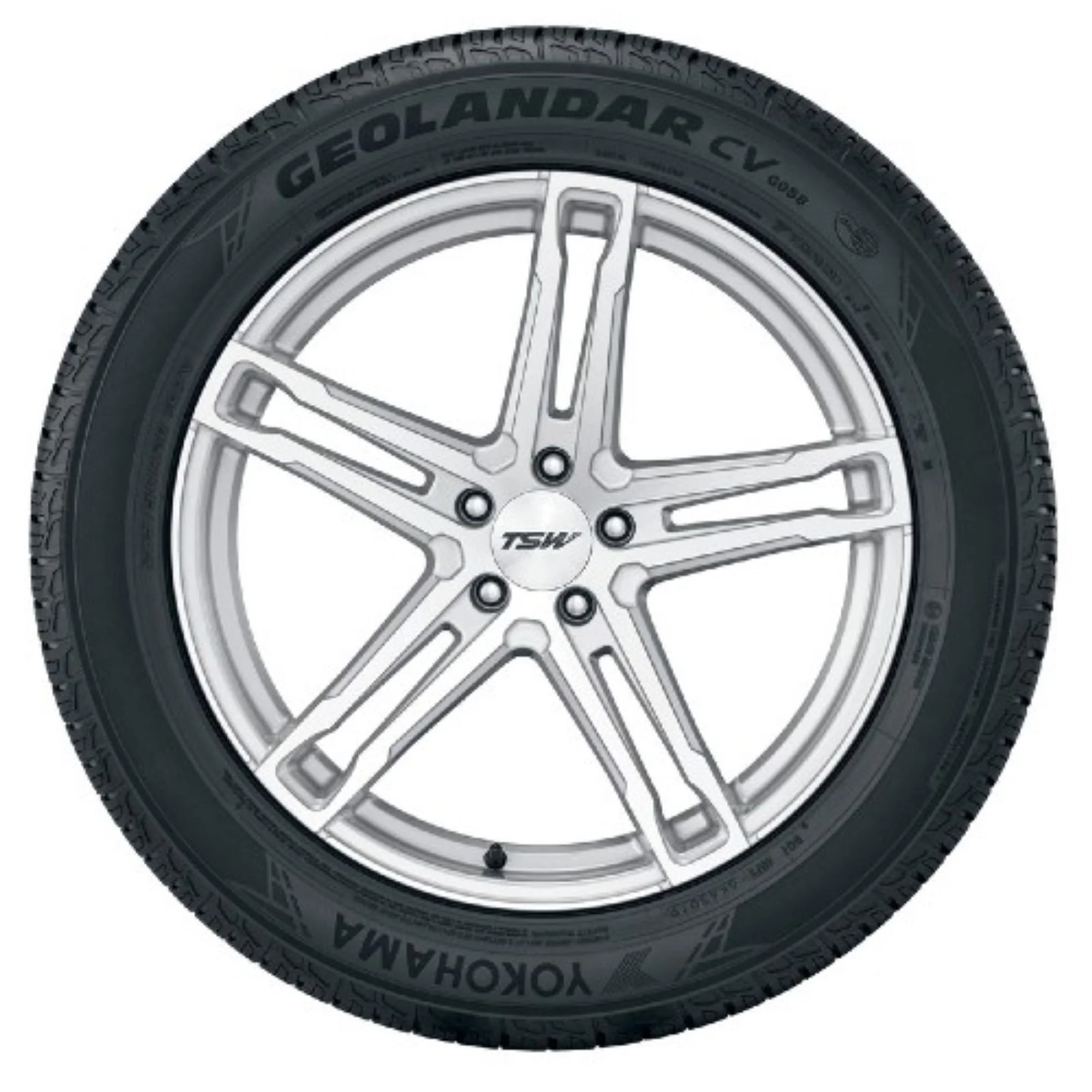 Set of 4 Yokohama Geolandar CV G058 215/70R16 100H Tires