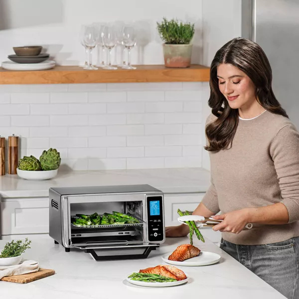 Versatile 4-Slice Toaster Oven Air Fryer - 10.55 - Elevate Your Cooking Experience