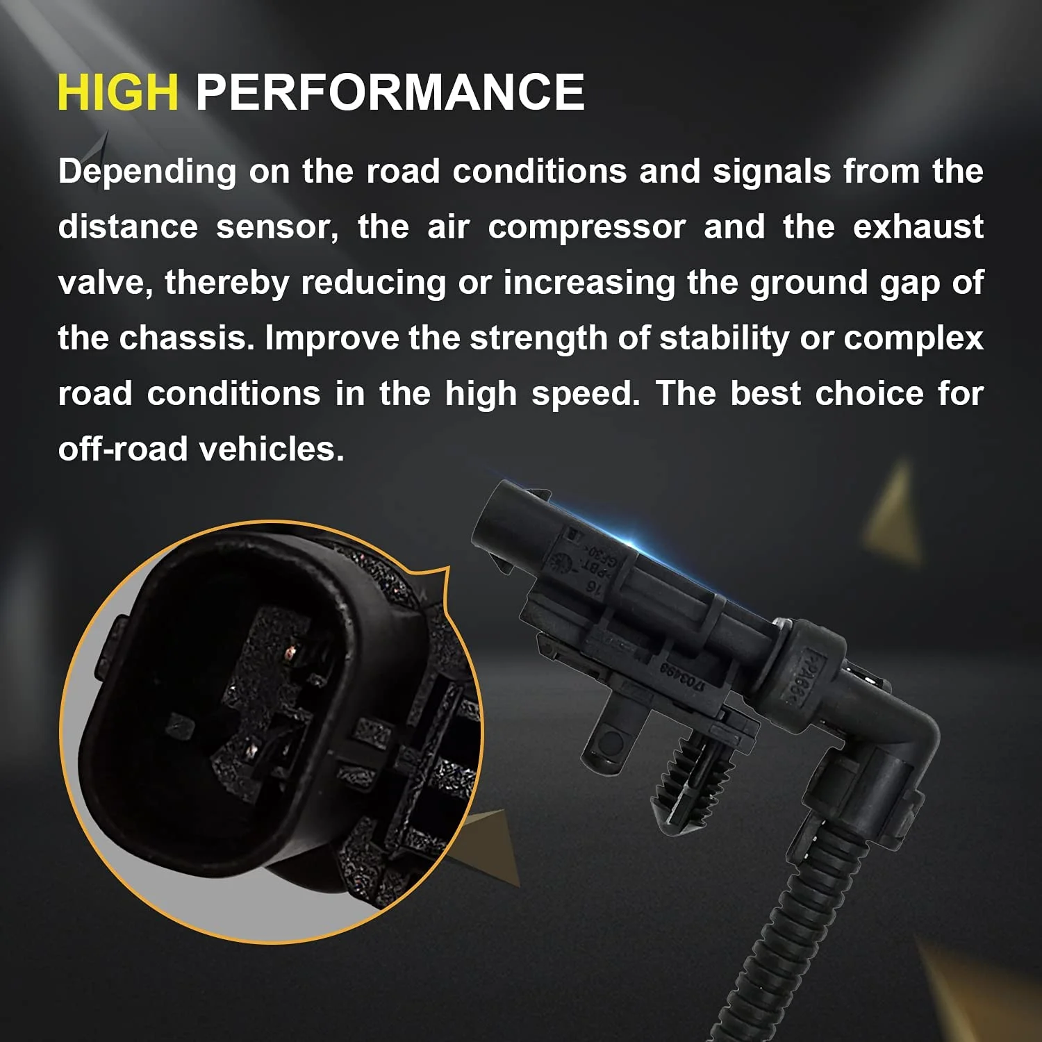 Luft Meister 84176675 Pair Rear Air Lift Shock Absorber fit for 2015-2020 Chevrolet Tahoe Suburban Cadillac Escalade ESV GMC Yukon XL 23151122 23267007 23290661