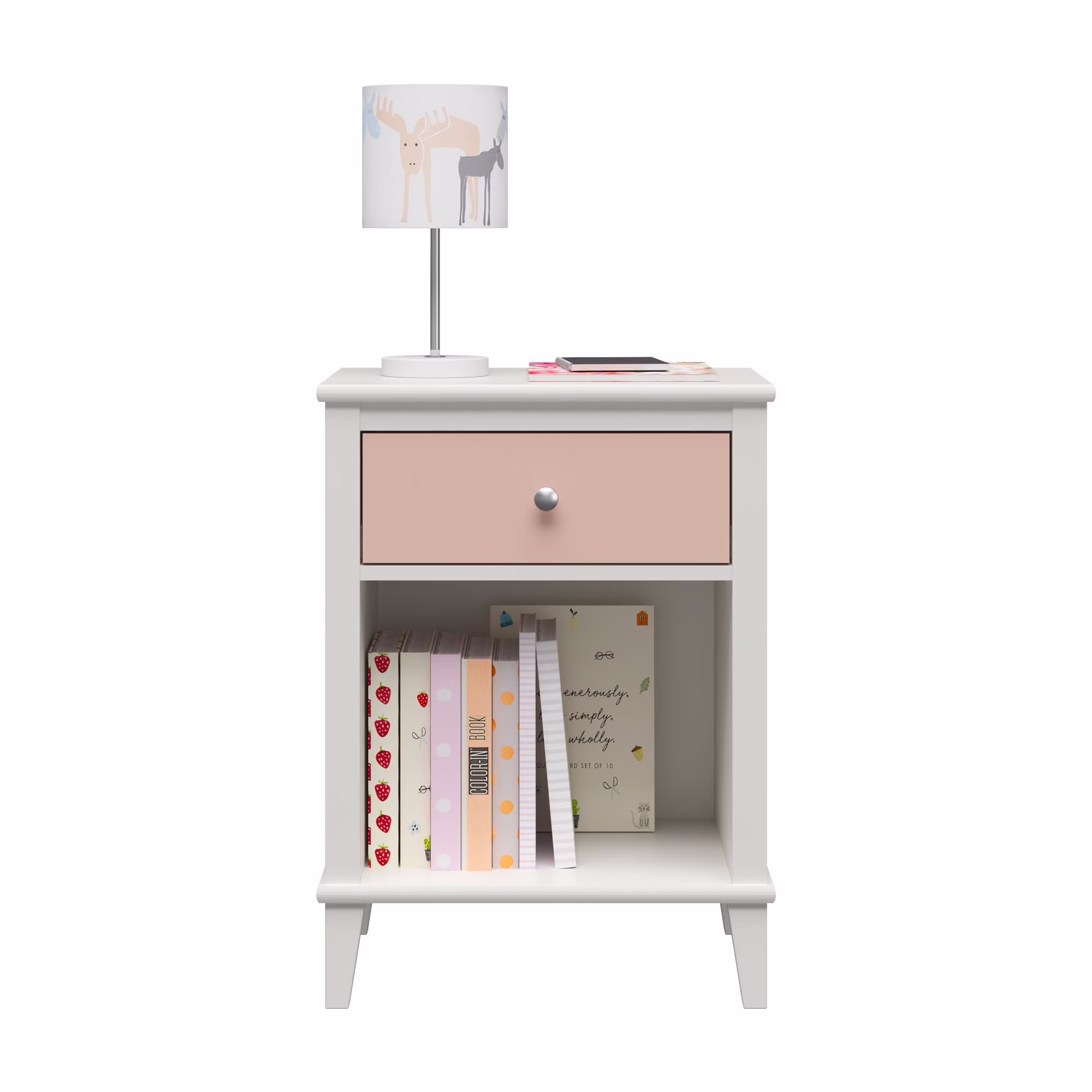 Little Seeds Monarch Hill Poppy Nightstand, Pink
