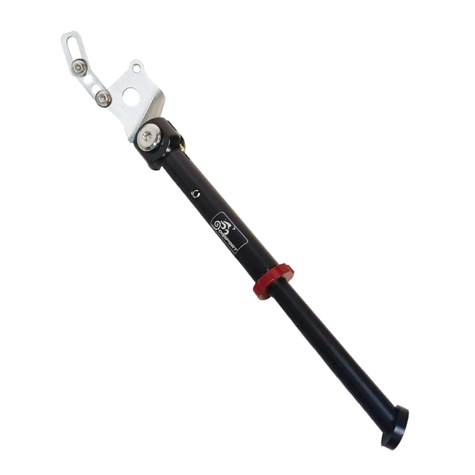Lightweight Folded Bike Kickstand Aluminum Alloy Stable Rear Side Kick Stand Prop Single Leg Support Parking Black