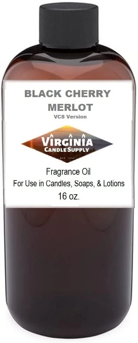 Black Cherry Merlot Fragrance Oil Our Version of The Brand Name 16 oz Bottle for Candle Making, Soap Making, Tart Making, Room Sprays, Lotions, Car Fresheners, Slime, Bath Bombs, Warmers