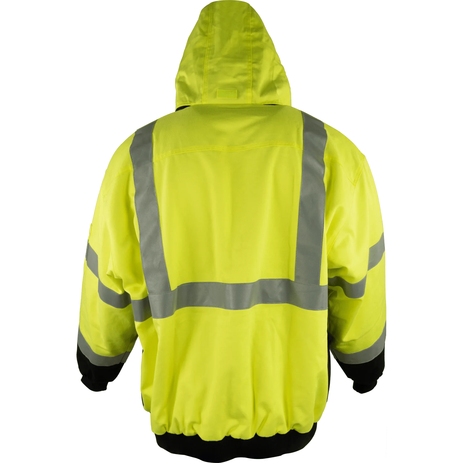 Ironwear 6415FR Hi-Visibility Reflective UL Classified Flame Resistant Bomber Jacket | Cotton Blend | ATPV 40 cal/cm2