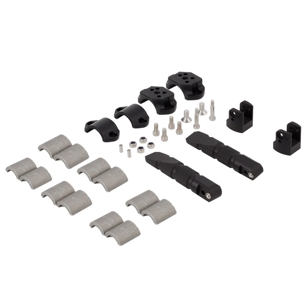 For INDIAN Roadmaster Dark Horse Jack Daniel’s Edition 2021 Universal Motorcycle 360 Rotatable Highway Crash Bar Foot Pegs