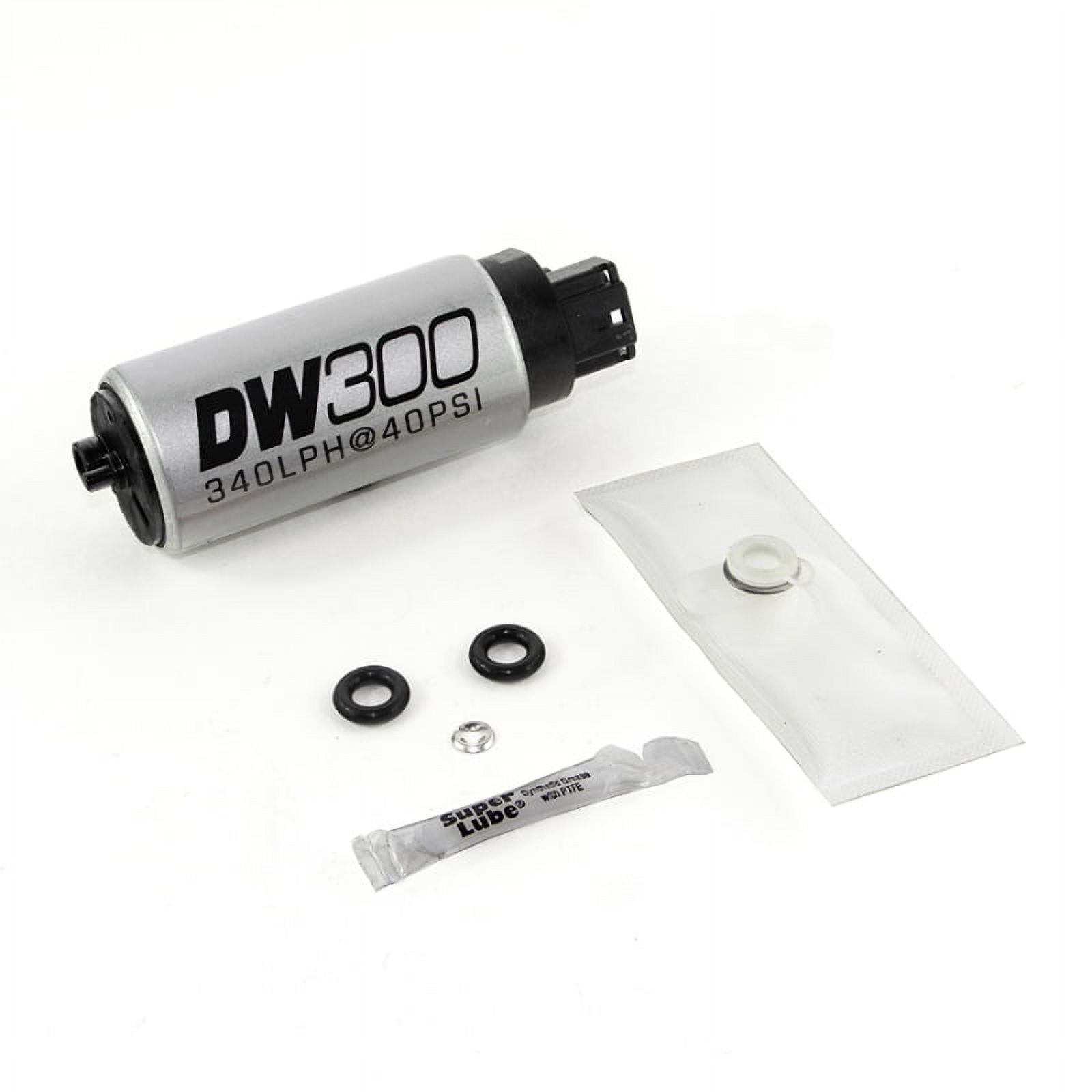 DeatschWerks DW300 Fuel Pump w/ Setup Kit - 06-11 Civic 1.8L - 9-301s-1007