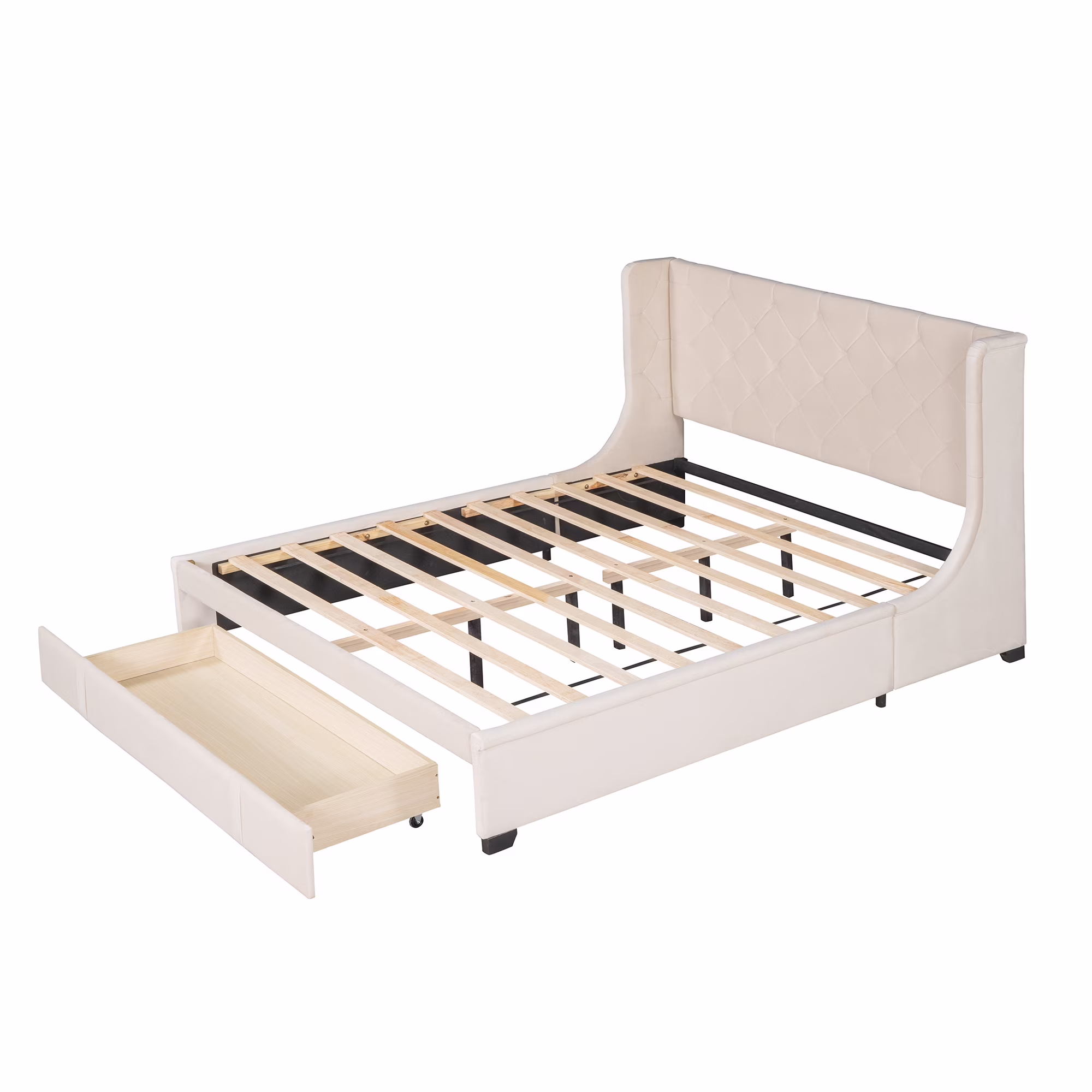 ikayaa Queen Size Storage Bed 84.4