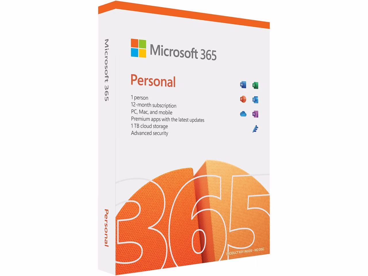Microsoft 365 Personal | 12-Month Subscription, 1 Person | Premium Office Apps | 1TB OneDrive Cloud Storage | PC/Mac Keycard