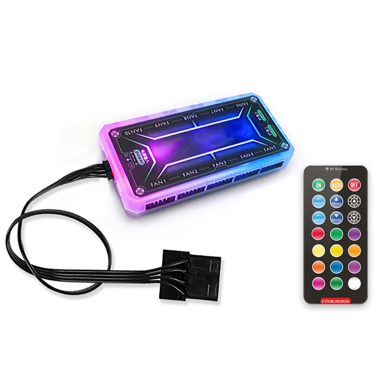 PC Fans | 6 Pin 120mm Computer Case Fans, Internal Fans & Cooling Components | Mini 120mm Slim Quiet CPU Fan for Gaming PC, Computer Cases Cooler Fan Needs Controller