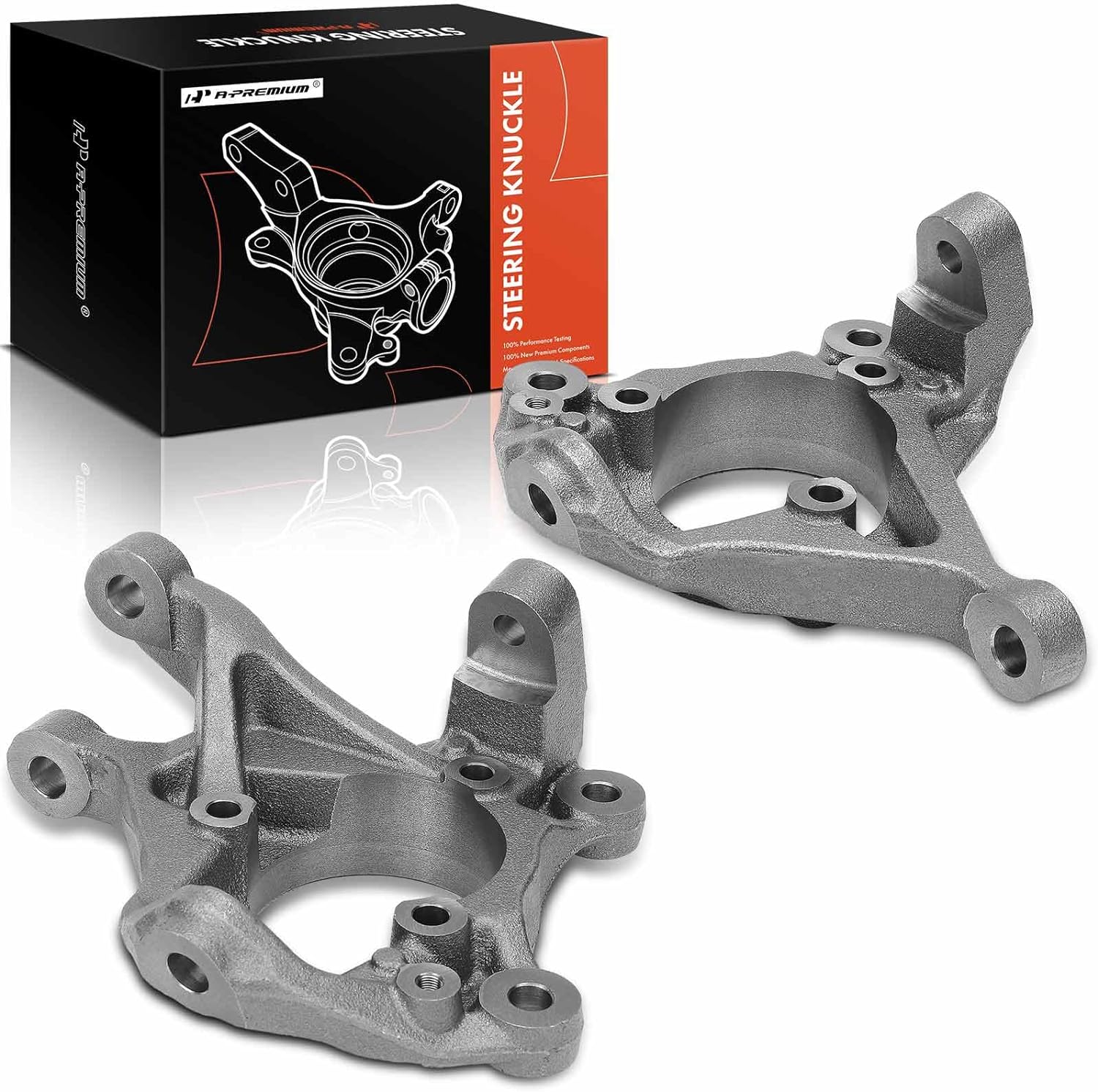 A-Premium Steering Knuckle Compatible with Jeep Wrangler 2007-2017 Wrangler JK 2018 Front 2-PC