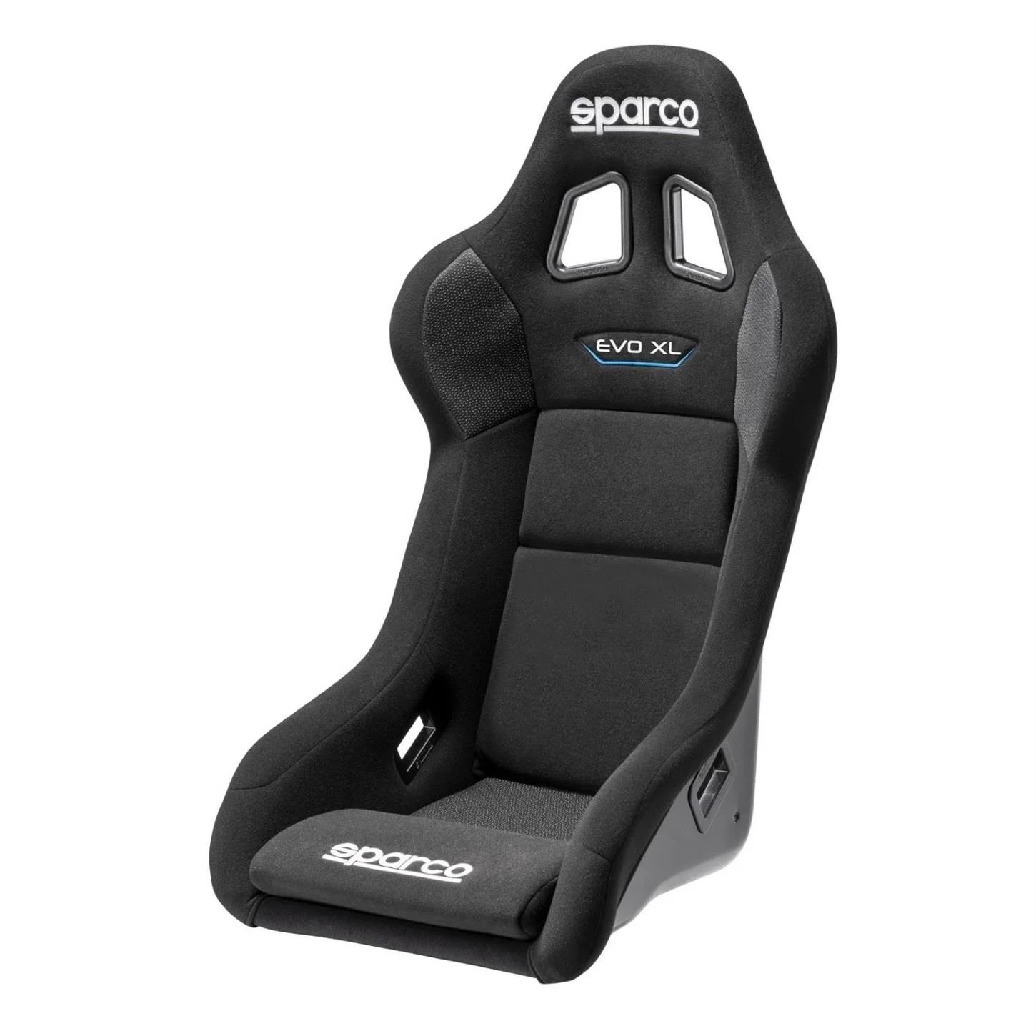 Sparco 008007RNR Evo QRT Competition Seat, Medium, Black, Cloth