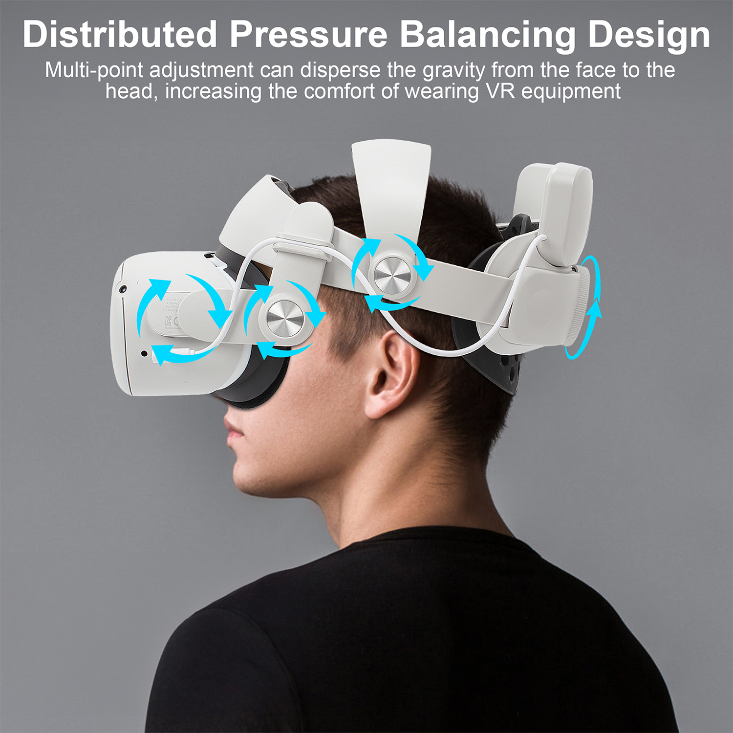 Battery Pack Head Strap Compatible with Quest 2 - SG-MQHS-29