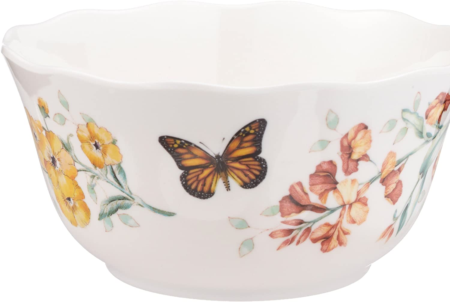 Lenox Butterfly Meadow Melamine All-Purpose Bowl, 0.30 LB, Multi