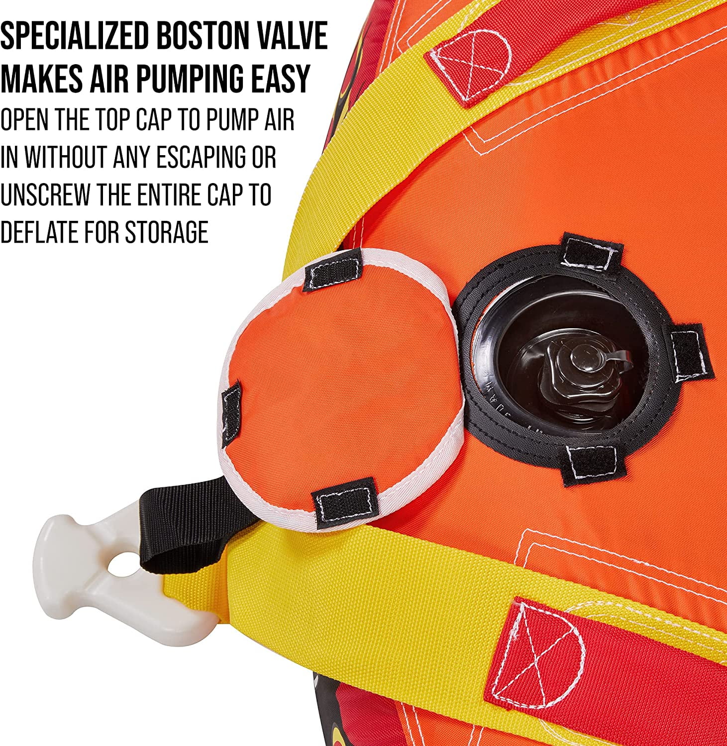 Sunny & Fun Towable Water Tube, 2 & 3 Person Inflatable Floating Raft