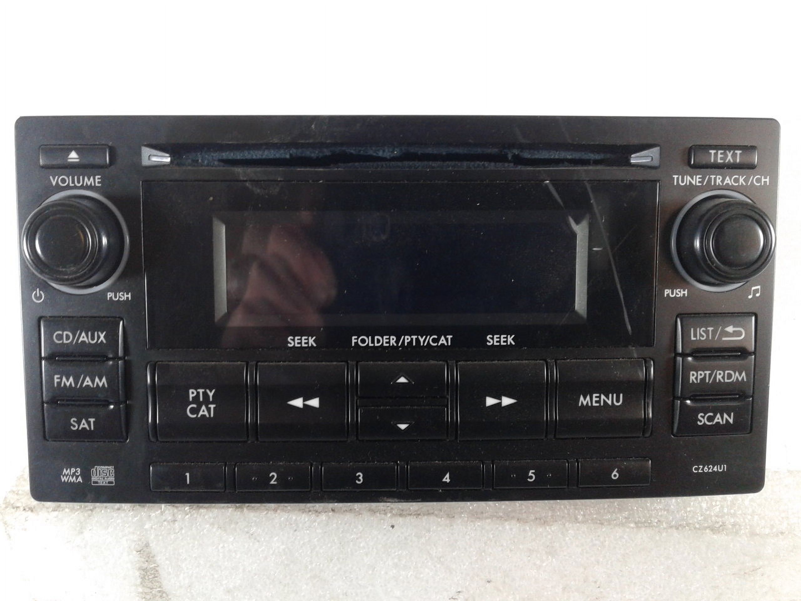 Pre-Owned 2013 Subaru Impreza AM FM MP3 Single Disc CD Receiver 86201FG620 OEM LKQ (Good)