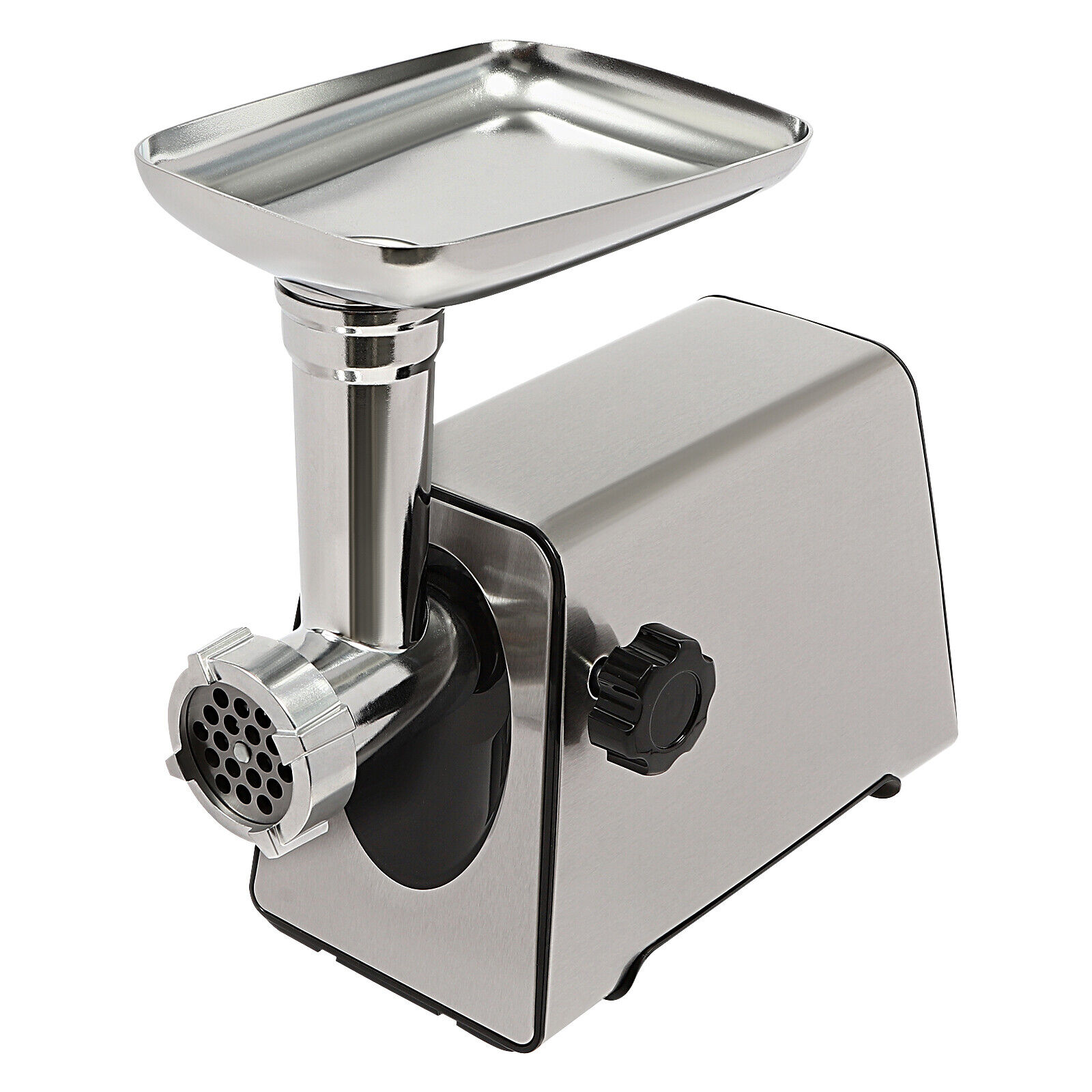 2.8KW Commercial Electric Meat Grinder Kitchen Sausage Maker Filler Stuffer Home Silver