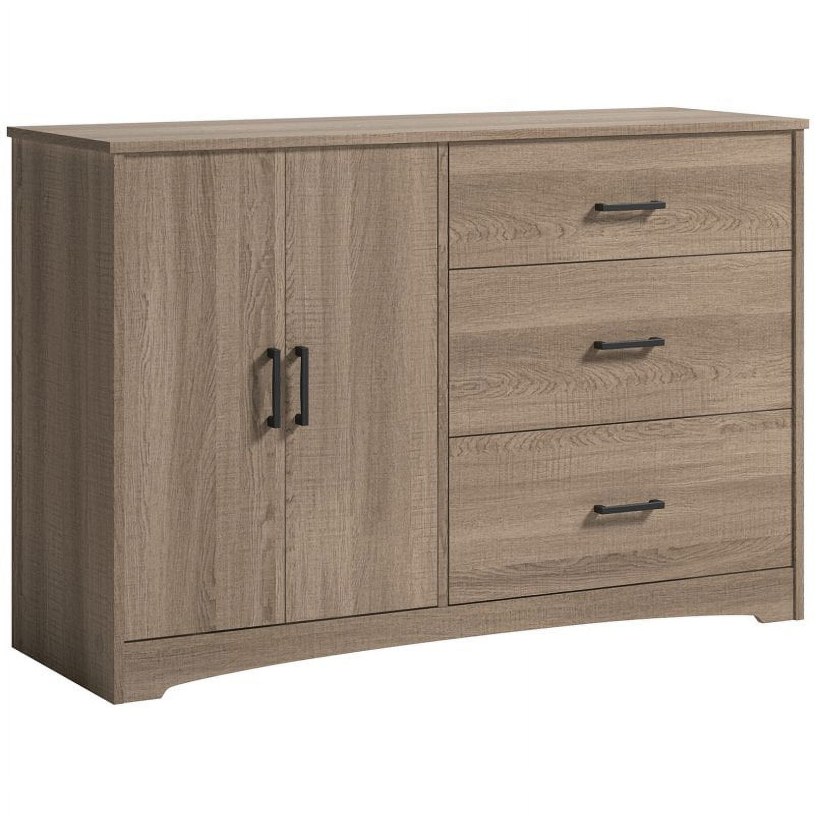 Sauder Beginnings 3-Drawer Dresser, Summer Oak Finish