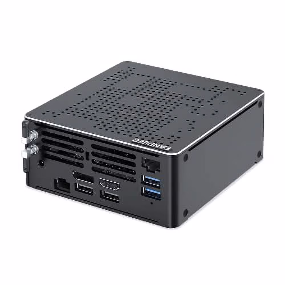 FANPEEC Windows 11 Pro Mini PC i7 10750H 2TB HDD 1TB NVME SSD 64GB RAM, Mini Desktop Computer 4K HD+DP Gigabit Ethernet Dual Band Wi-Fi+BT 4.2 4xUSB3.0+Type C3.1 Desktop PC