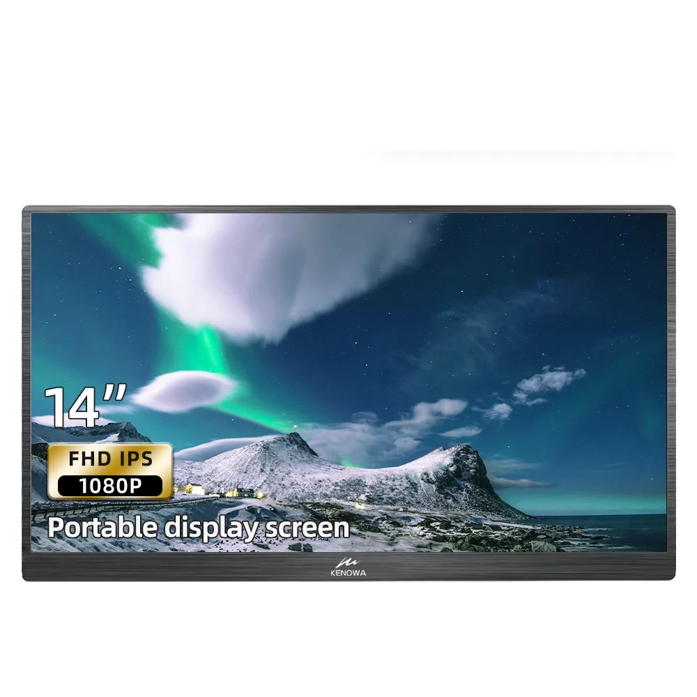 KENOWA Ultra slim Portable Monitor, 14