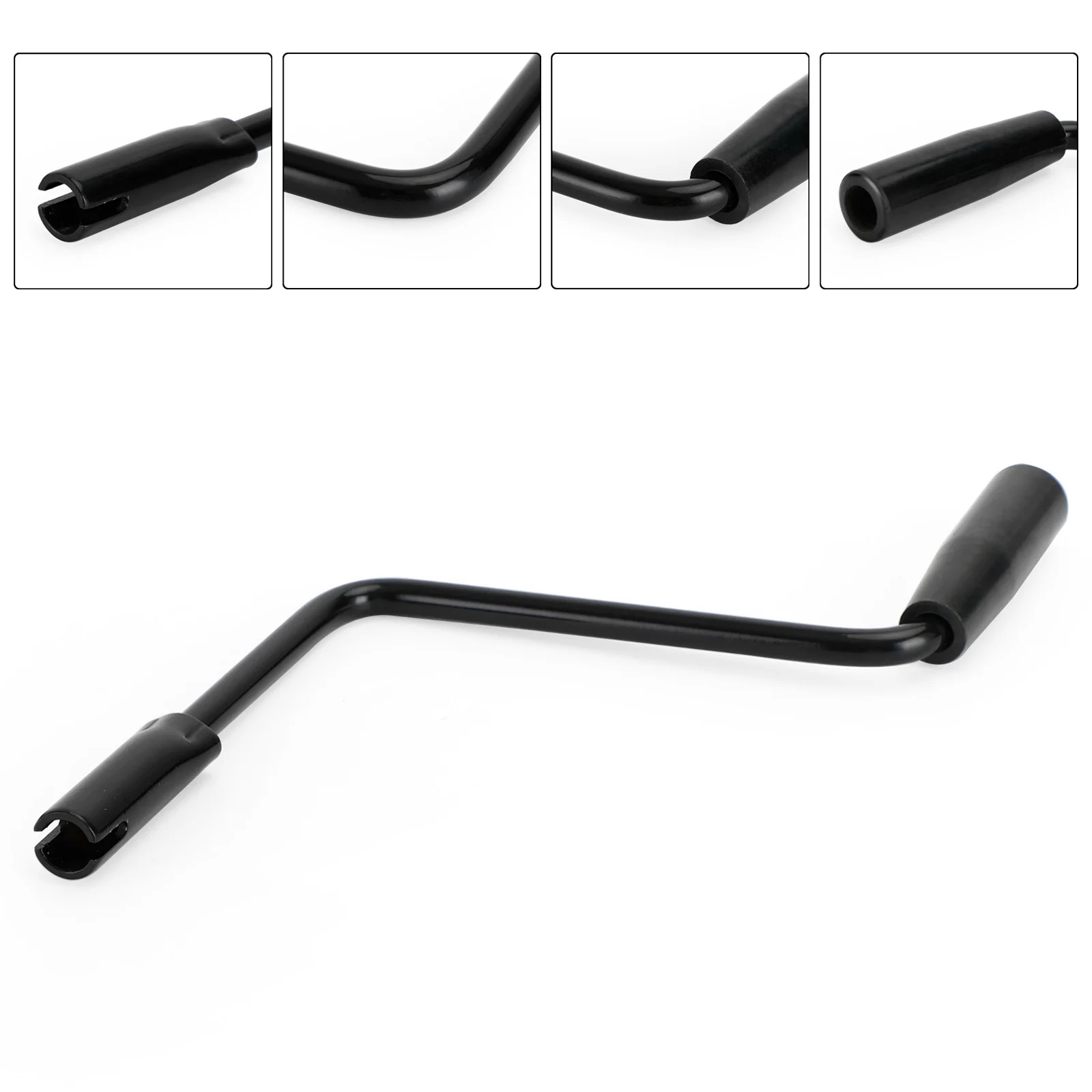 Pop Up Camper Crank Handle Caravan RV Camping Canopy Rocker Black