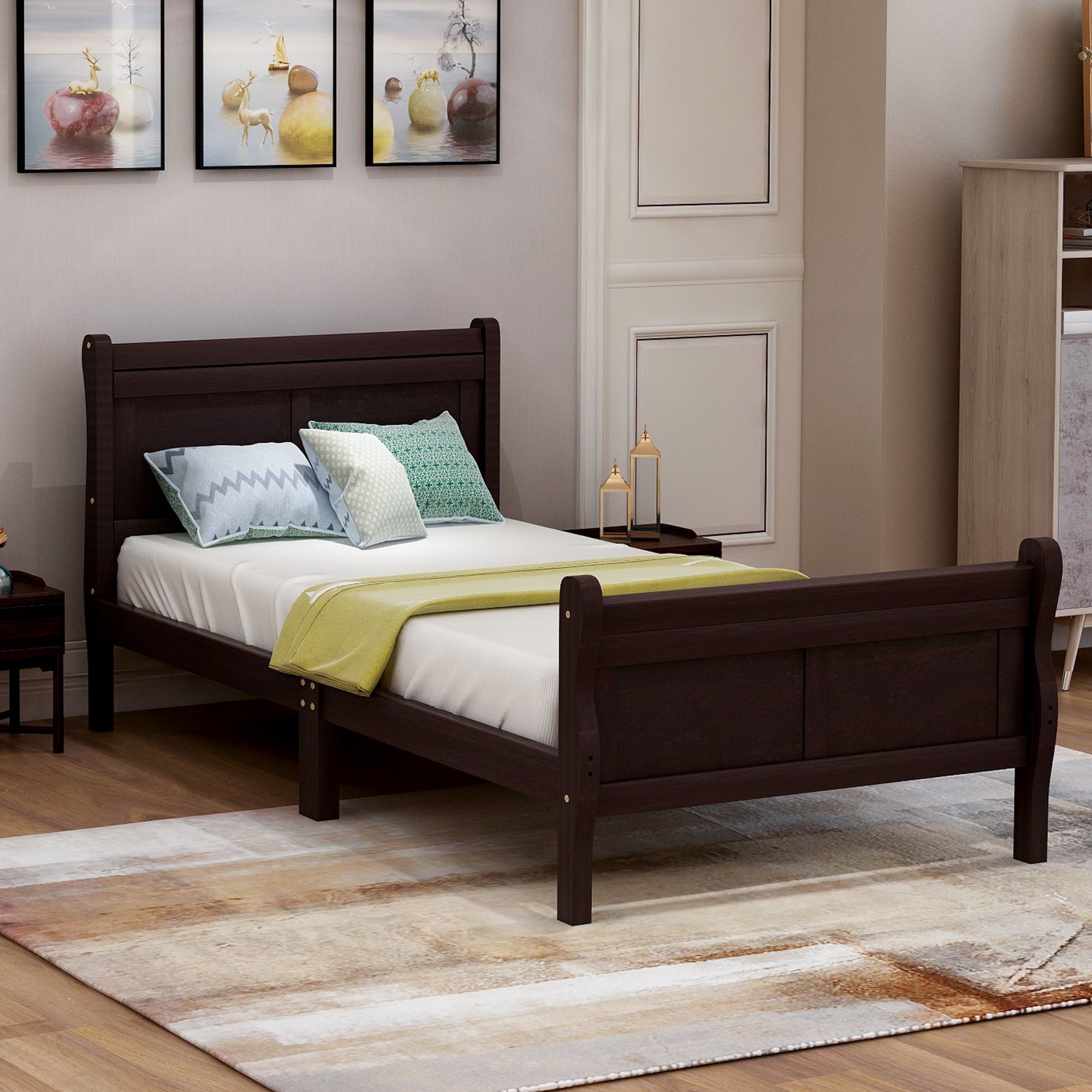 Dreamwood Twin Sleigh Bed