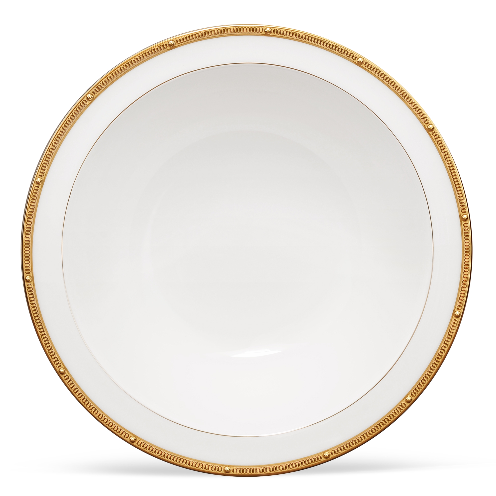 Noritake Rochelle Gold Large Round Vegetable Serving Bowl