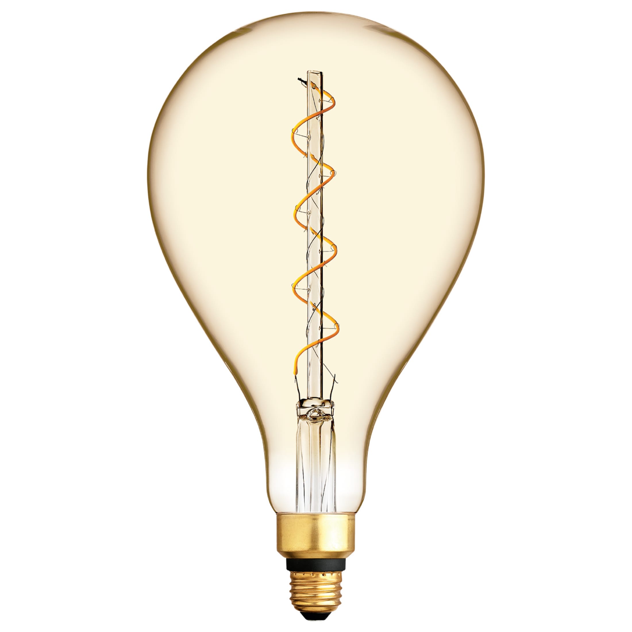 GE Vintage Style LED Light Bulbs, 40 Watts, PS52 Globe Bulb, Medium Base