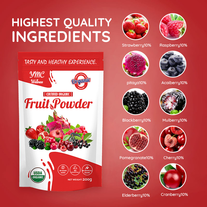 Super food mixed fruit powder