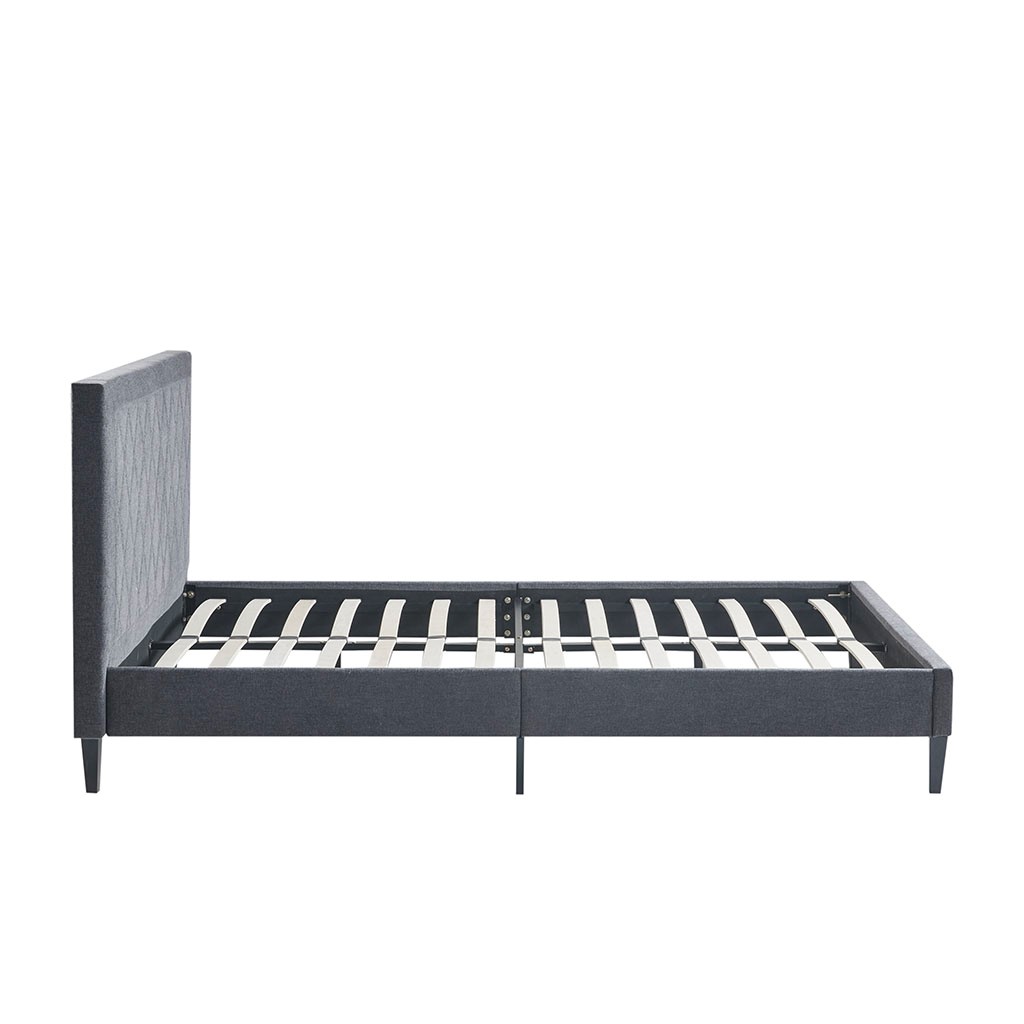 Gracie Mills Kacy Quilted Upholstered Platform Bed Frame - GRACE-14365