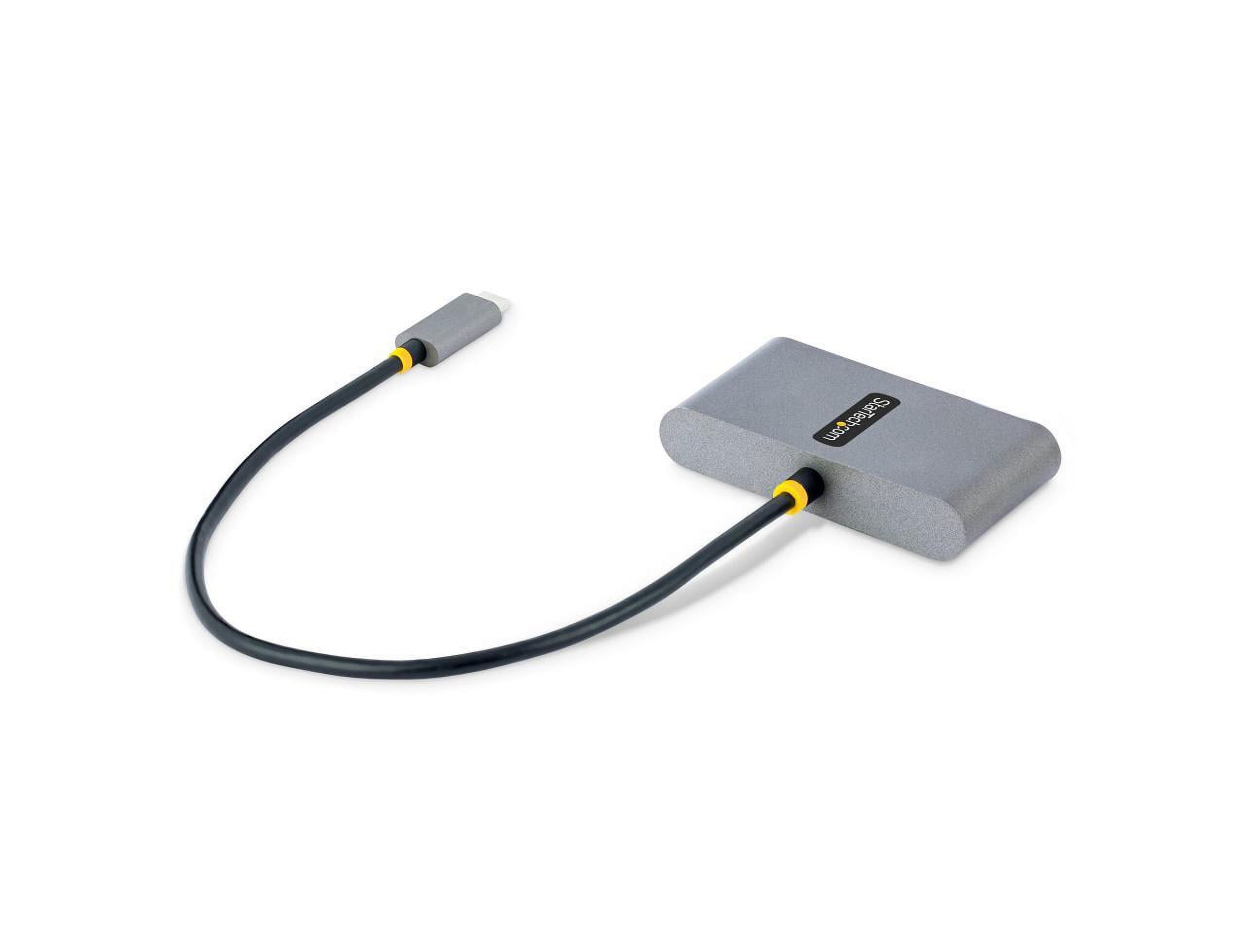 Startech 4-Port USB-C Hub with 100W Power Delivery Pass-Through, 2x USB-A + 2x USB-C, 5Gbps, 1ft/30cm Long Cable, Portable USB 3.0 Hub - Portable USB-C Expansion Hub - 2x USB-A, 2x USB-C - USB 3.2 ...