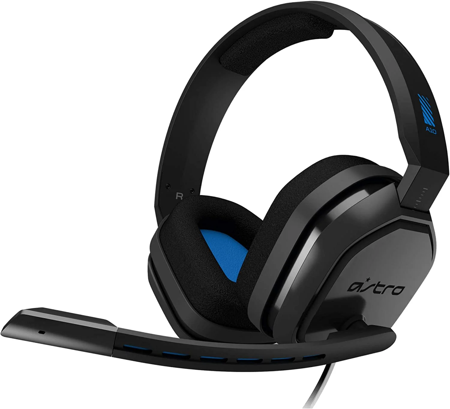Pre-Owned ASTRO Gaming A10 Wired Gaming Headset, Lightweight and Damage Resistant, 3.5 mm Audio Jack Black/Blue (Refurbished: Like New)
