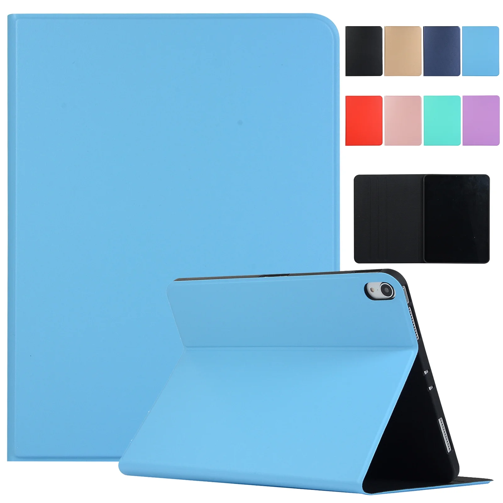 Jiahe Cover Hybrid for iPad 10th Generation 10.9 inch 2022, Full Body Shockproof Stand Slim Stand Smart Auto Wake/Sleep Shell, Skyblue