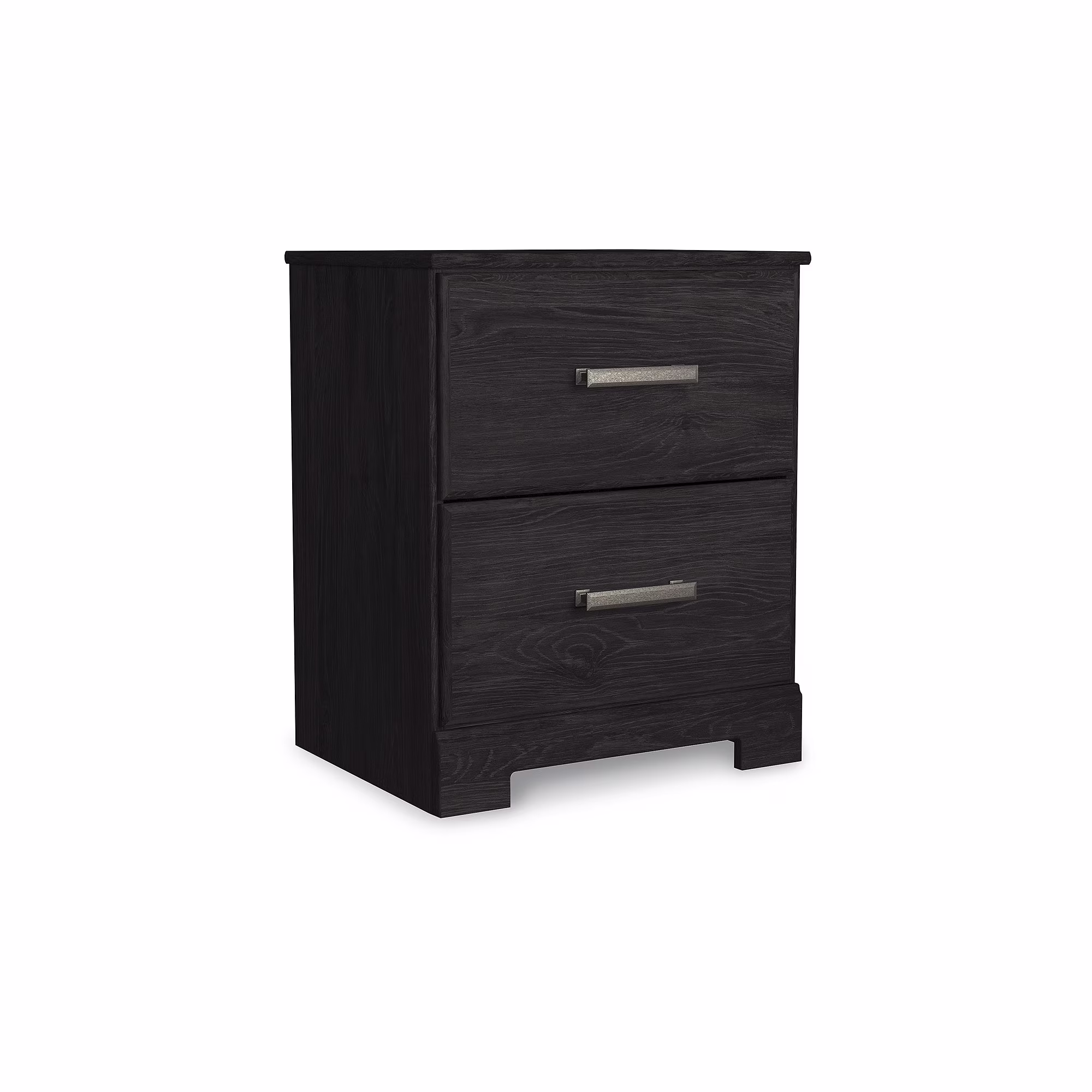 Signature Design by Ashley Casual Belachime 2 Drawer Nightstand, Black