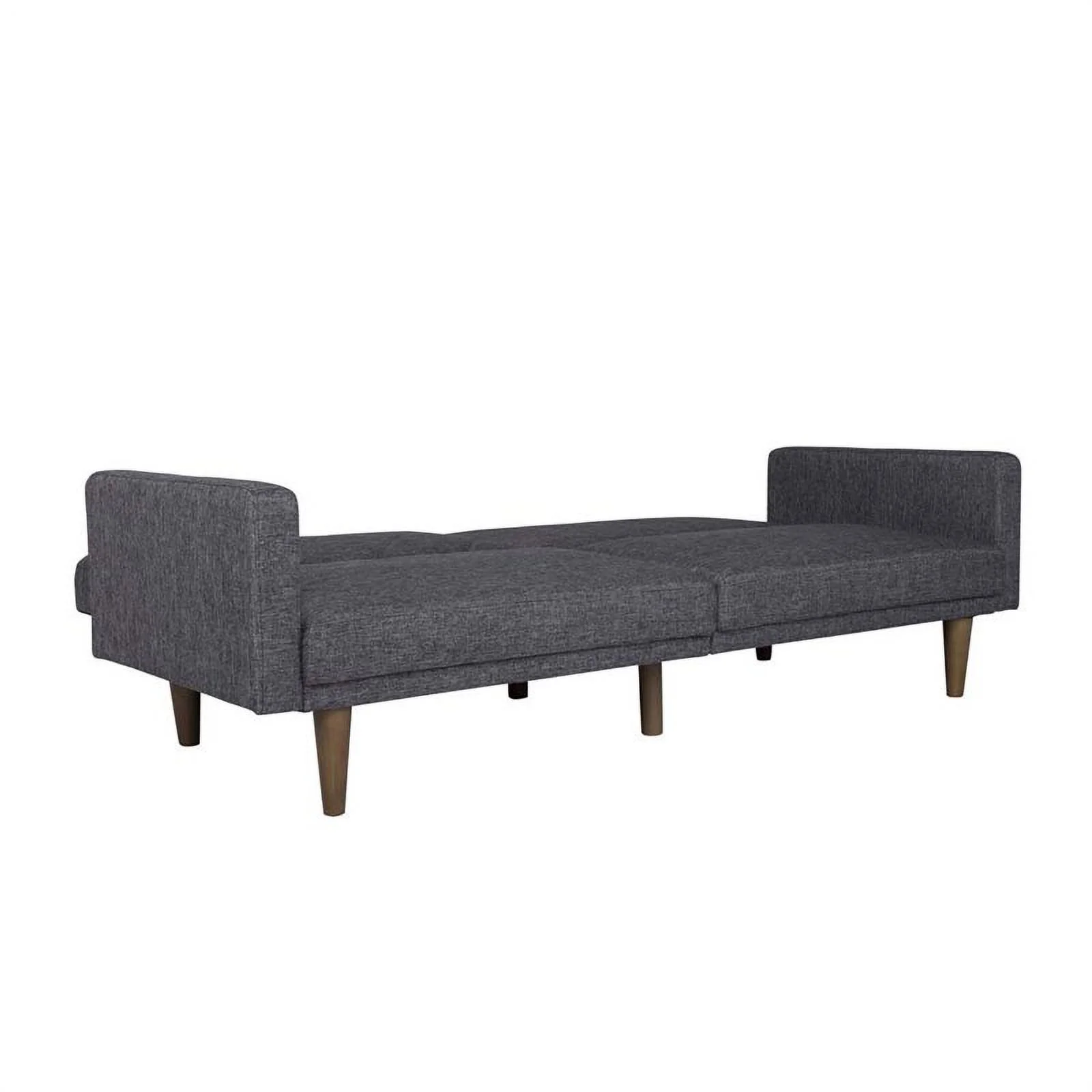 DHP Modern Retro Paxson Futon, Gray Linen
