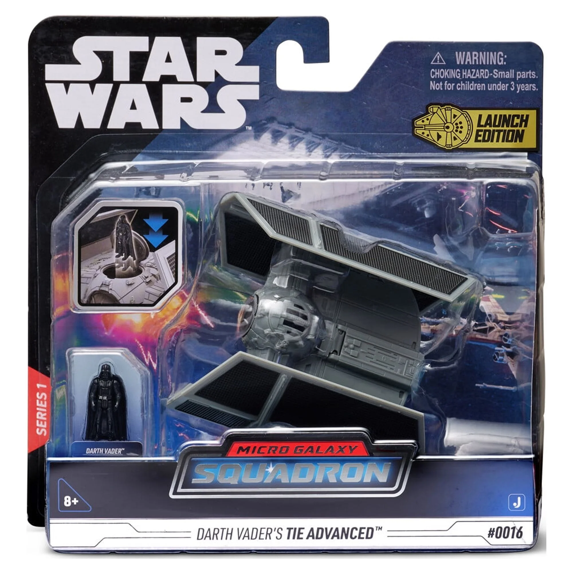 Star Wars Micro Vehicles Starfighter Class TIE Advanced Darth Vader