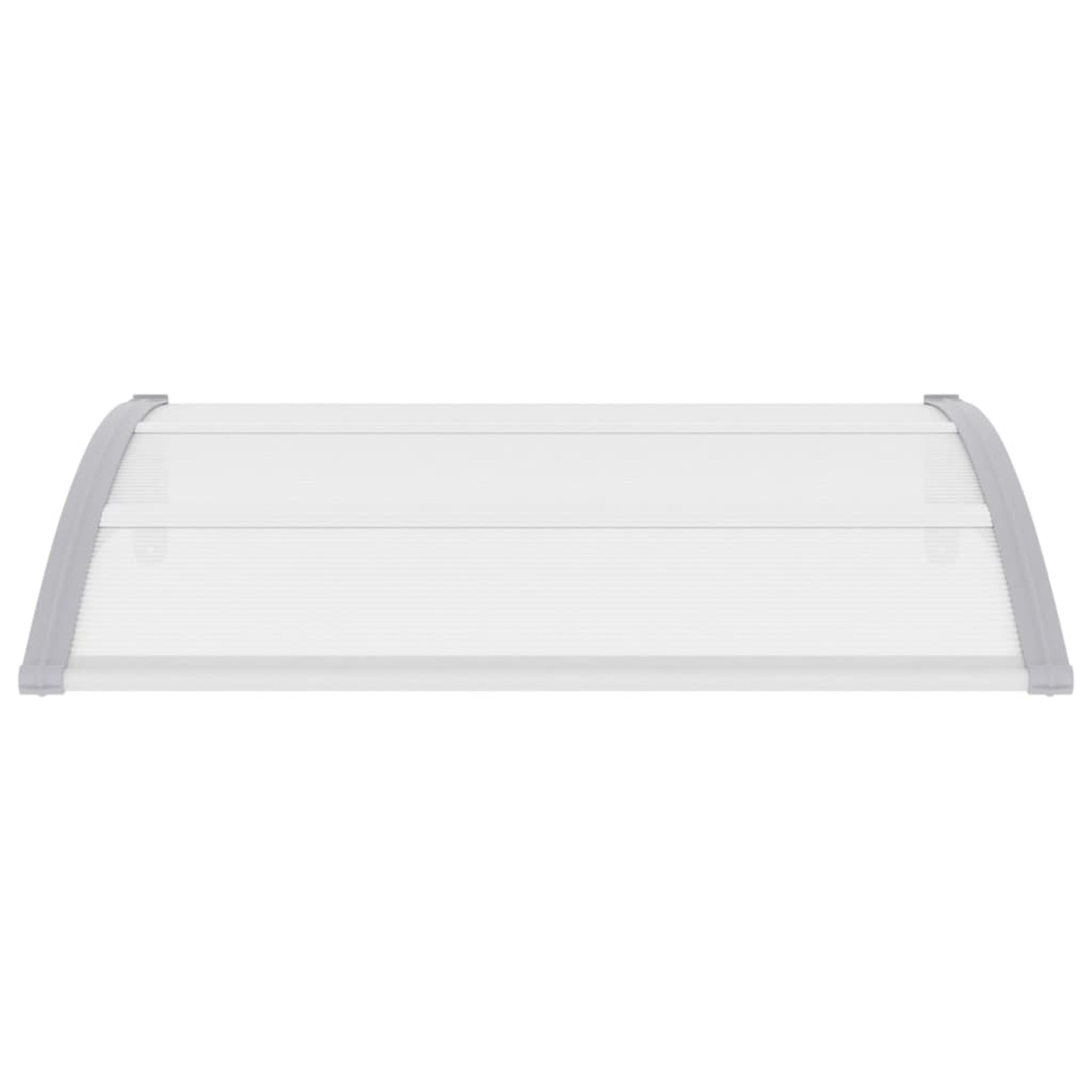 Suzicca Door Canopy Gray and Transparent47.2