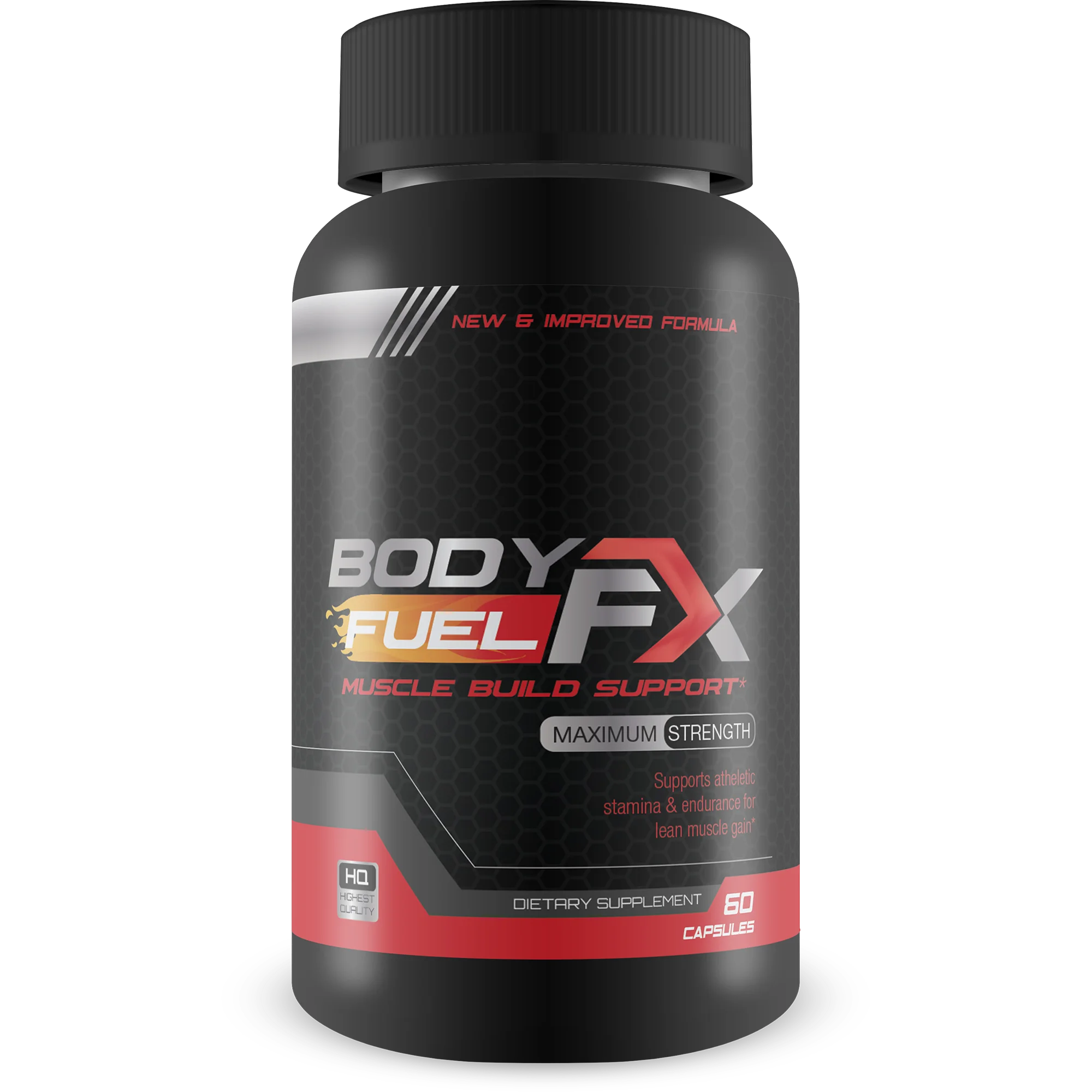 Body Fuel FX Muscle Build Support - Breakthrough NO Booster for Size - Endurance and Recovery