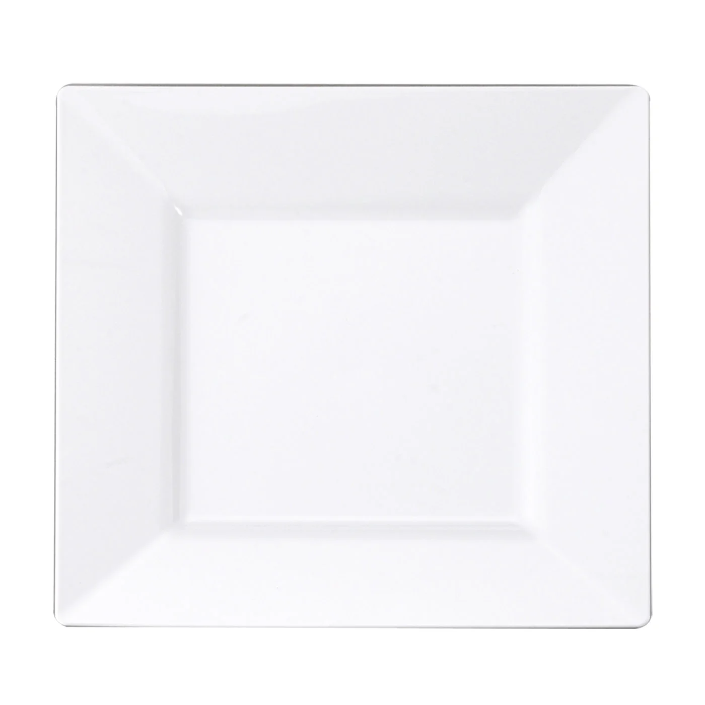 Disposable Plastic Party Dinnerware Set Large Square (60-Person Package)