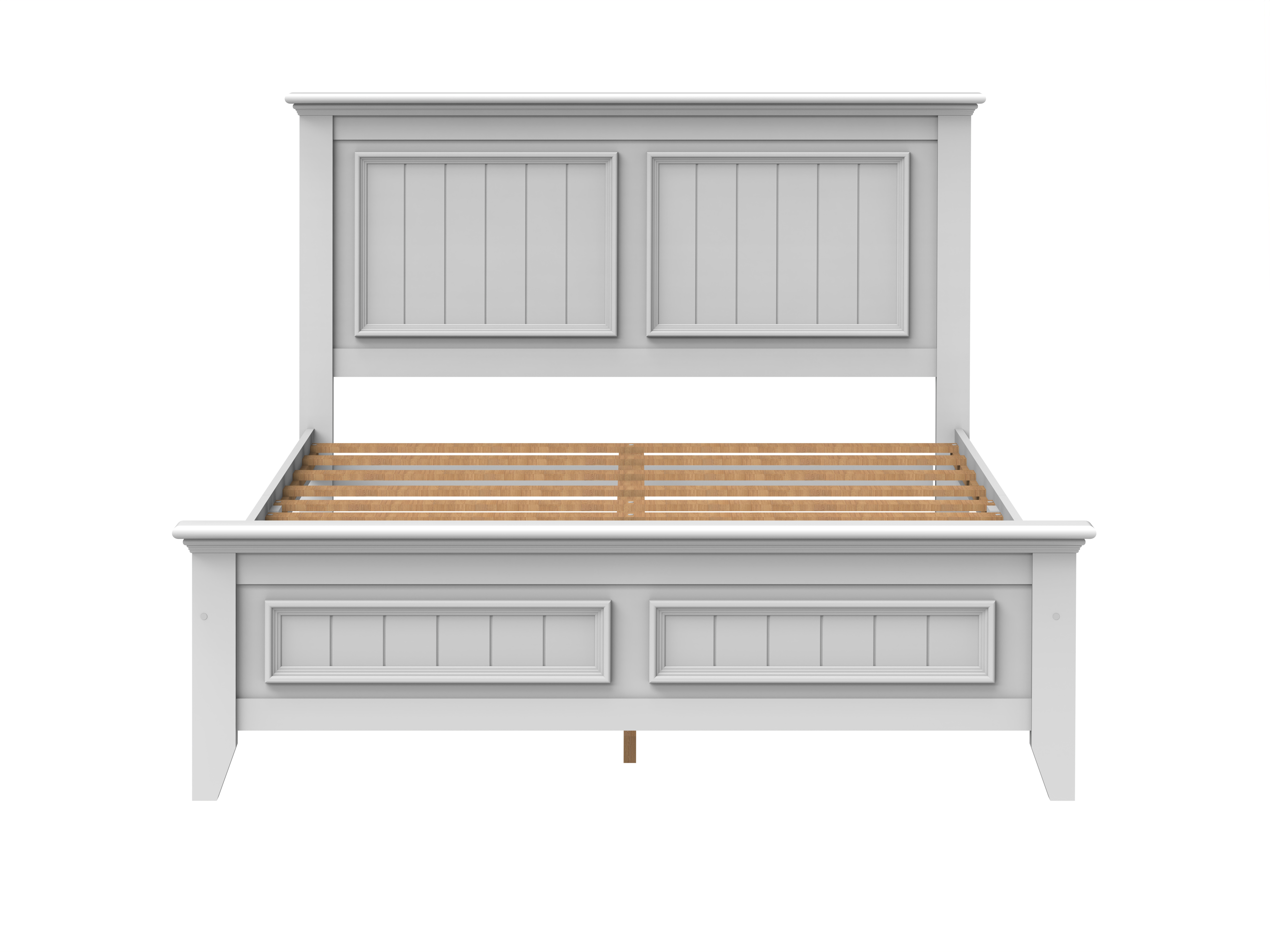 Andoer Modern Country Inspired Solid Wood Bed, Queen Size, Timeless Design & Elegant With Embellish Details Featuring Unique Aesthetics Wooden Bed by Bolivar Series