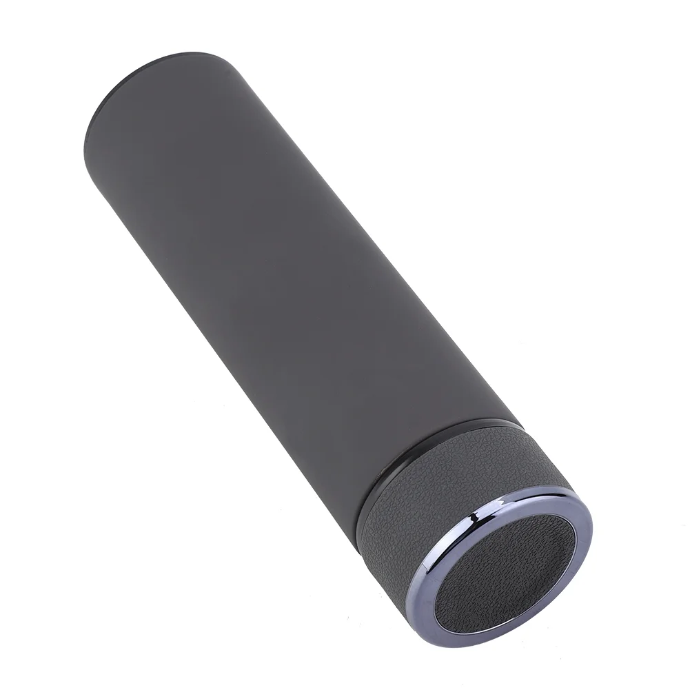 Qulable Stainless Steel Vacuum Water Bottle, Tea Coffee Leakpoof Thermos, Car Office Cups, Grey