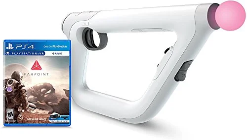 PlayStation VR FPS Classic Bundle (5 Items): PlayStation VR  Gran Turismo Bundle, PSVR Doom VFR Game, PSVR Bravo Team Game, PSVR Farpoint Game and PSVR Aim Controller