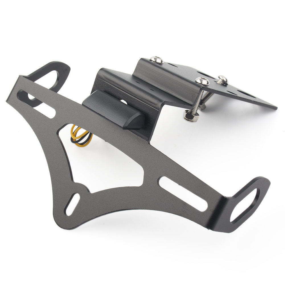 NS Mount License Plate Bracket, License Plate Frame Bracket Mount Holder, Motorbike Fender Eliminator Cover for HONDA CB650F CBR650F 2014-2017, Black