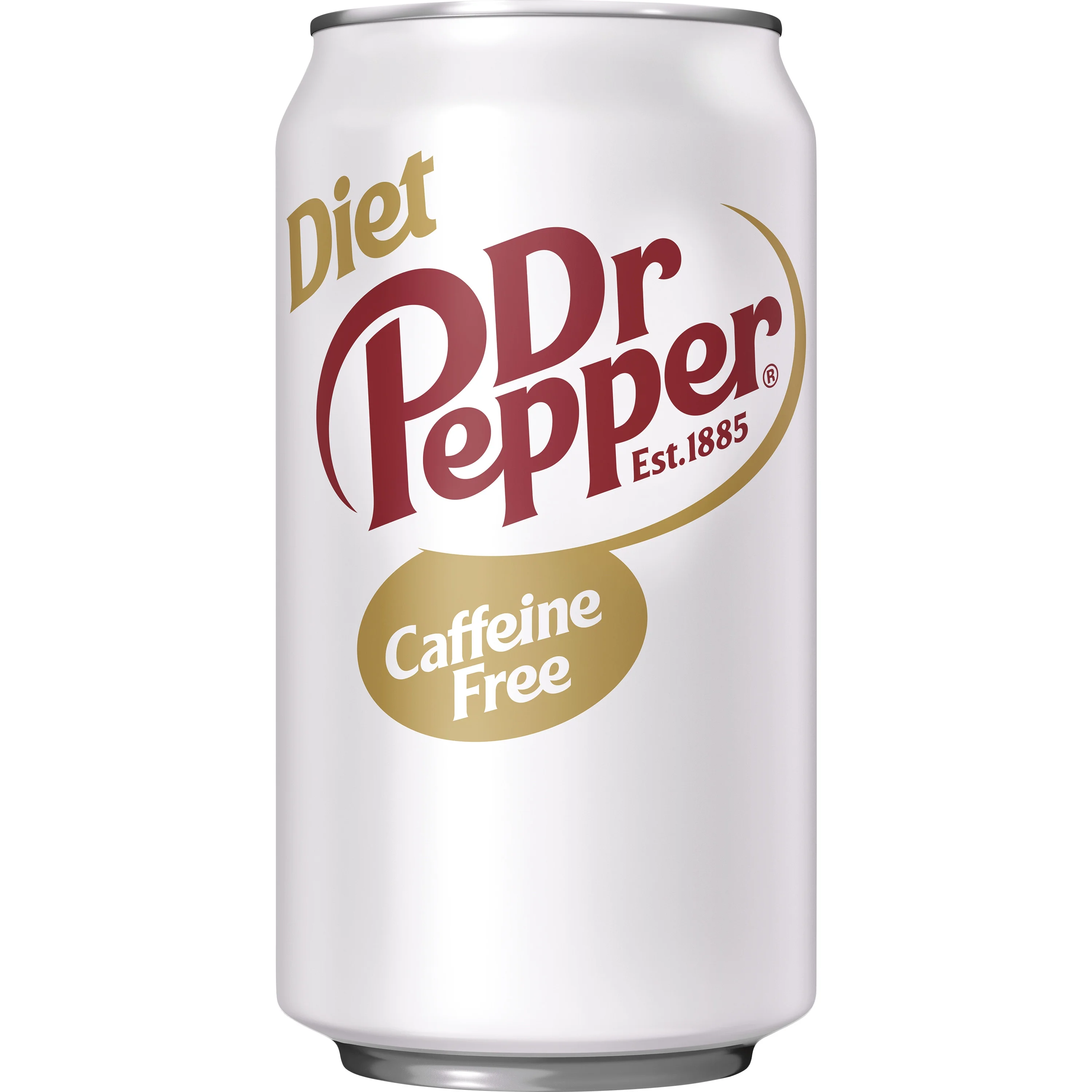 Diet Dr Pepper Caffeine Free Soda Pop, 12 fl oz, 12 Pack Cans