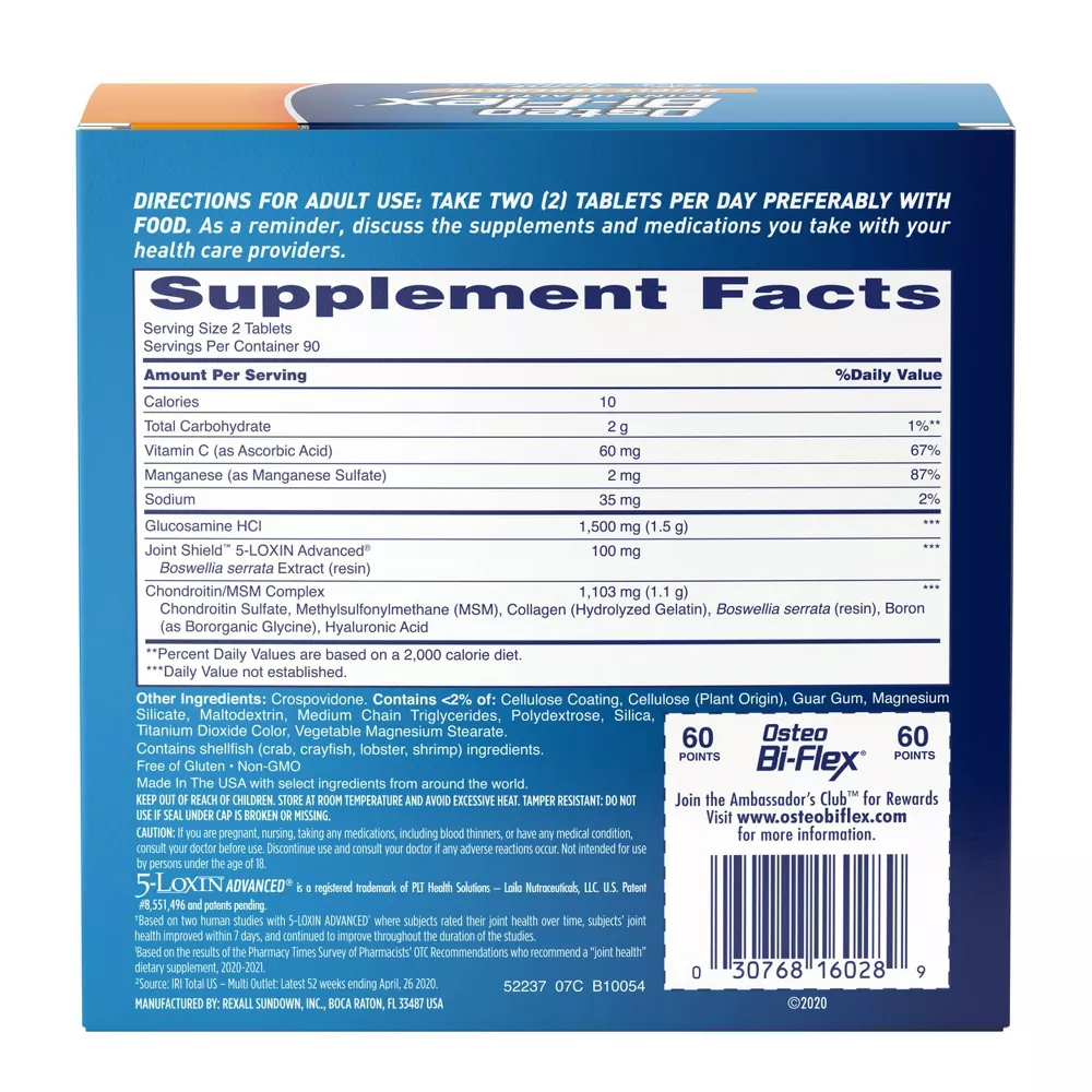 Osteo Bi Flex Joint Health Triple Strength, 180 ea