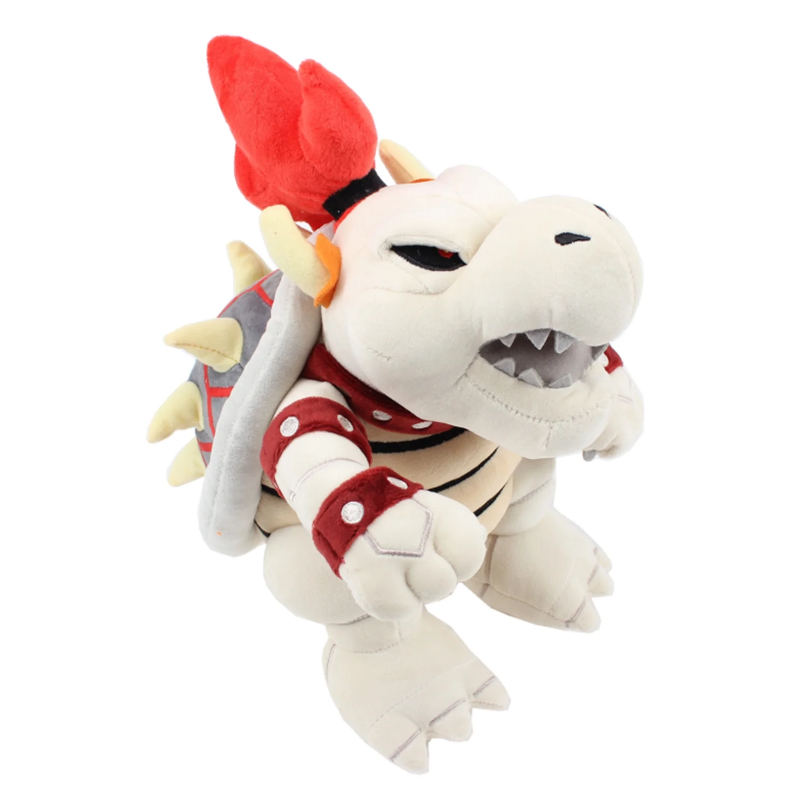 uiuoutoy Super Mario Dry Bowser & Fury Bowser Koopa Plush Toys Stuffed Animal Doll 12'' Set