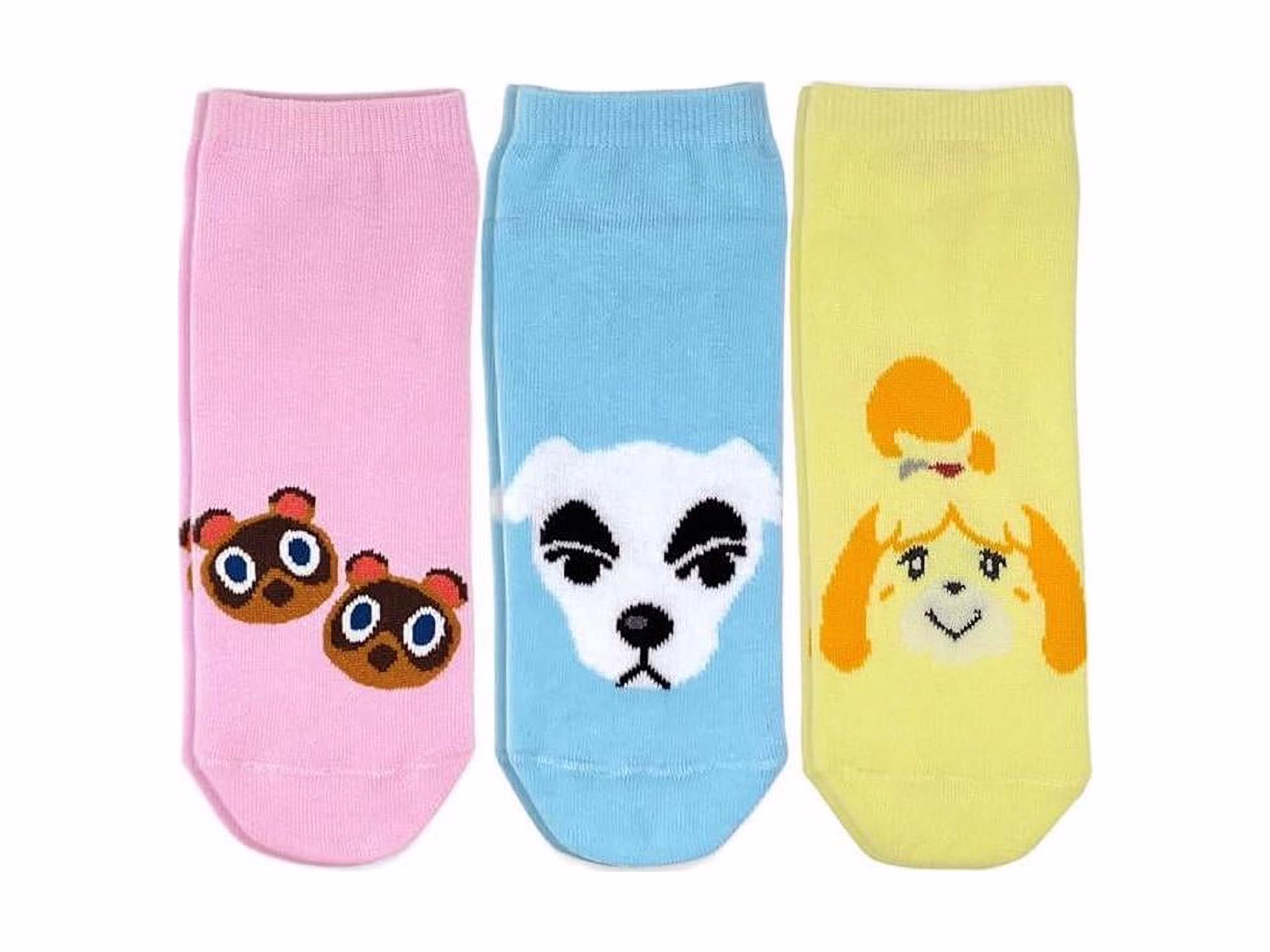 Animal Crossing: New Horizons Ankle Socks - 3 Pack - Official Nintendo Merchandise