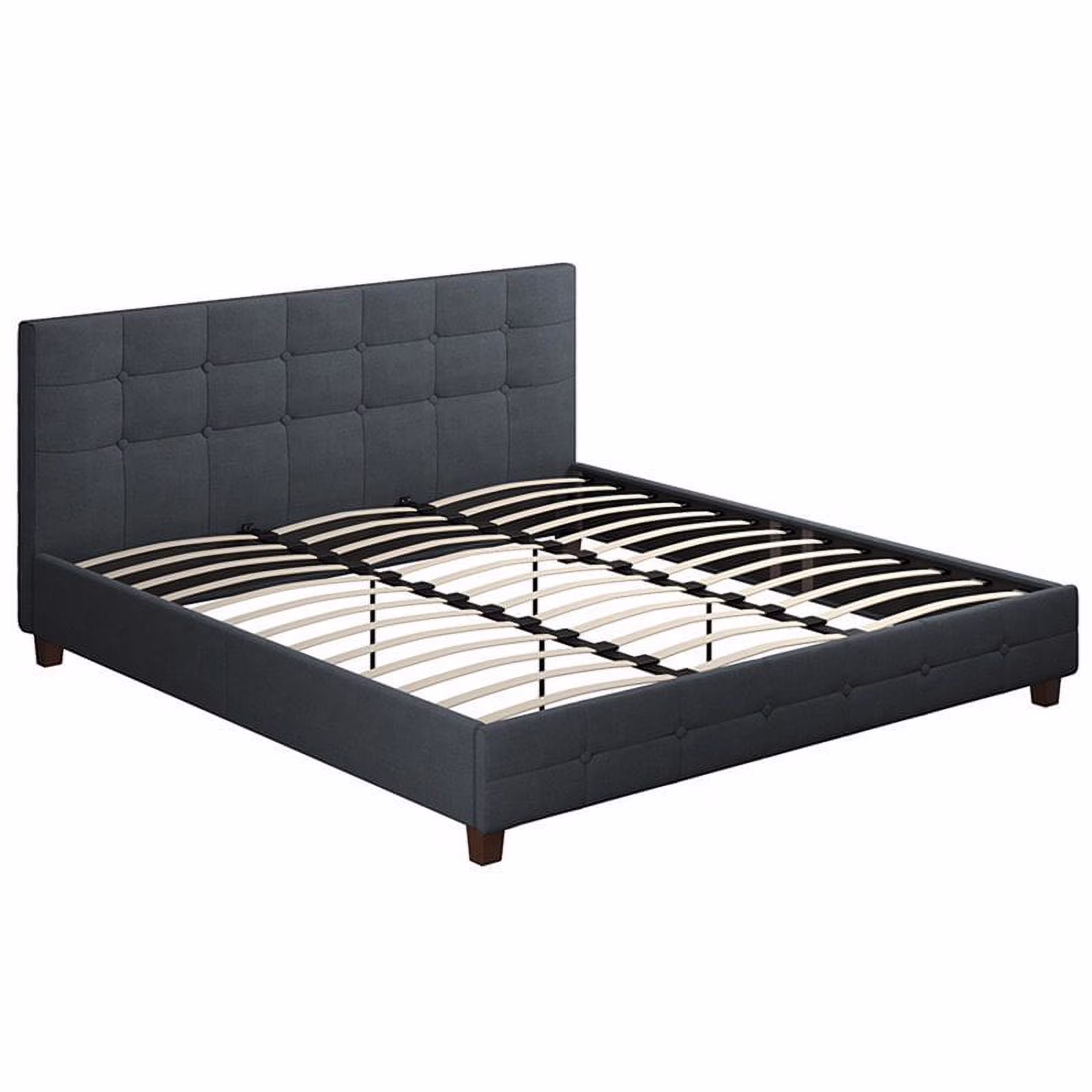 DHP Ryan Tufted King Platform Bed in Blue