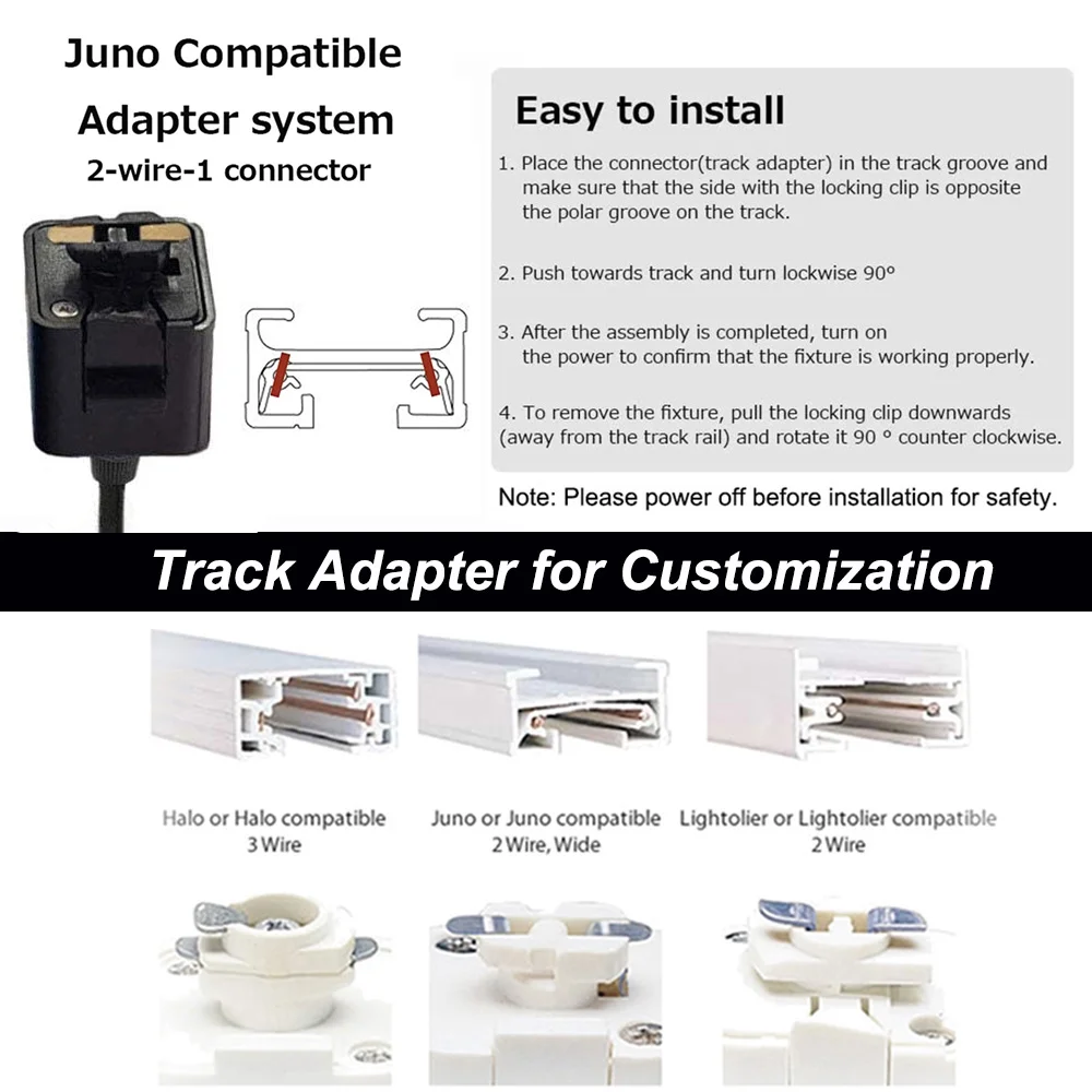 Kiven J Track Pendant Lightning, 3 Lights Industrial J Track Light Heads for Bedroom Kitchen Home Lighting,E26 Socket