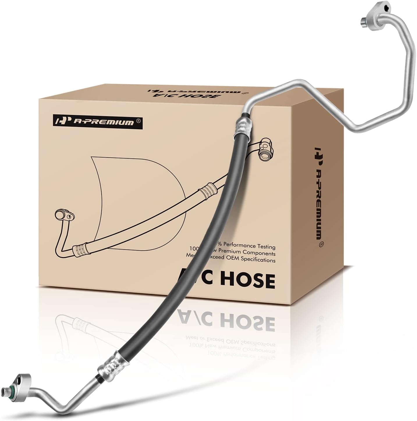 A-Premium A/C Discharge Hose Compatible with Toyota Tacoma 2005-2015 V6 4.0L High Pressure Compressor to Condenser